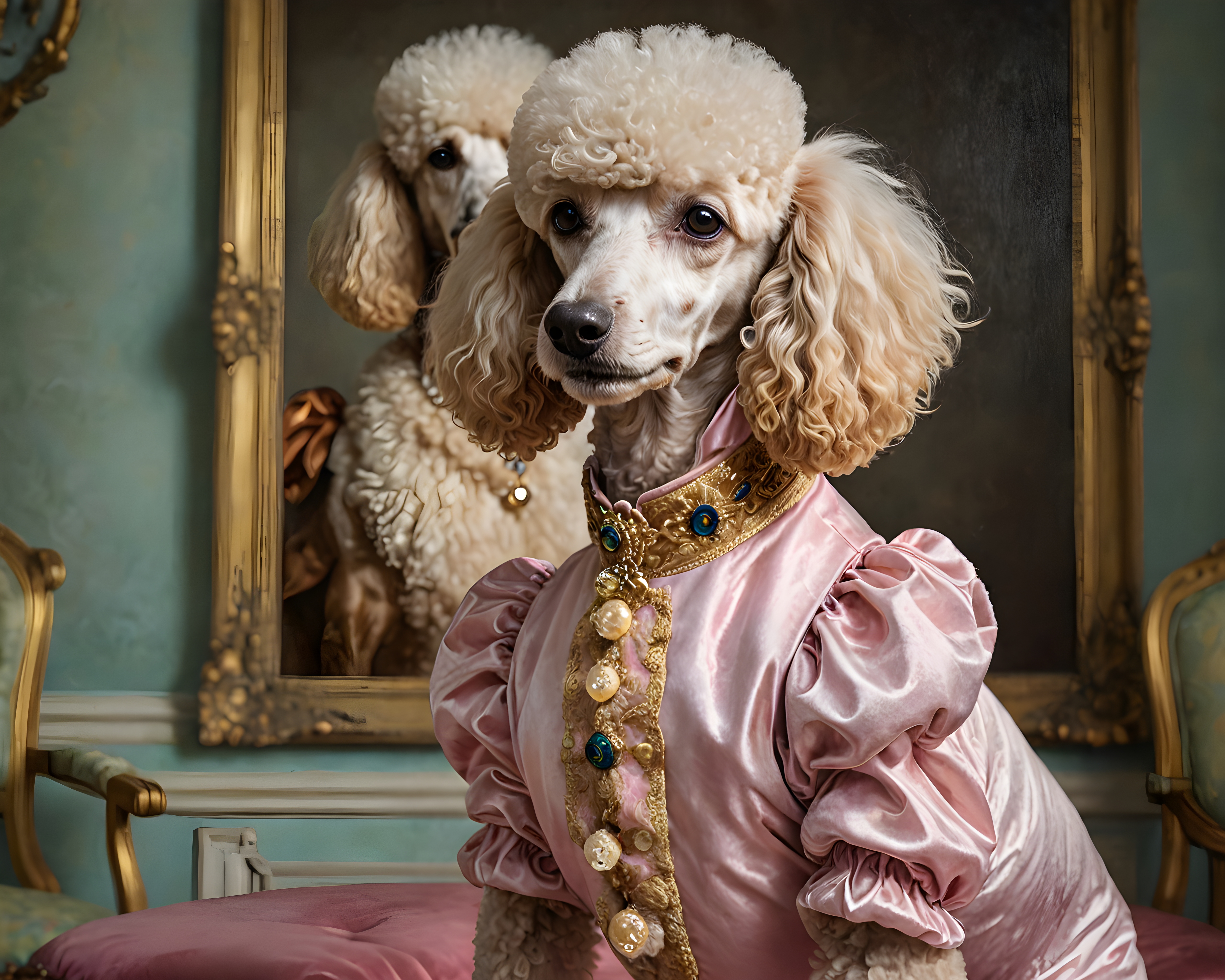 Aristocrat Poodle — Modern Aesthetic (Energetic)