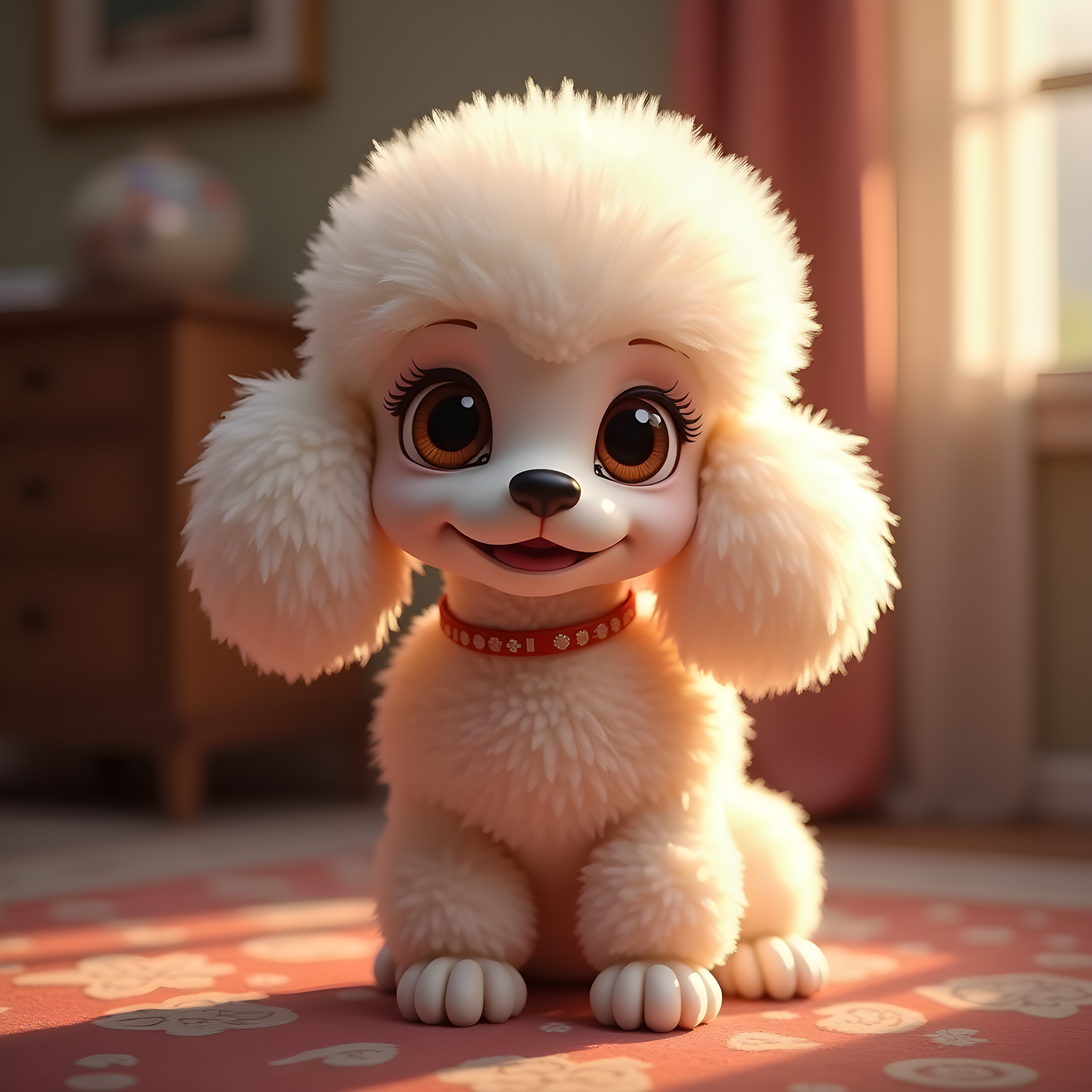 Aristocrat Poodle — 3D Render (Cute)