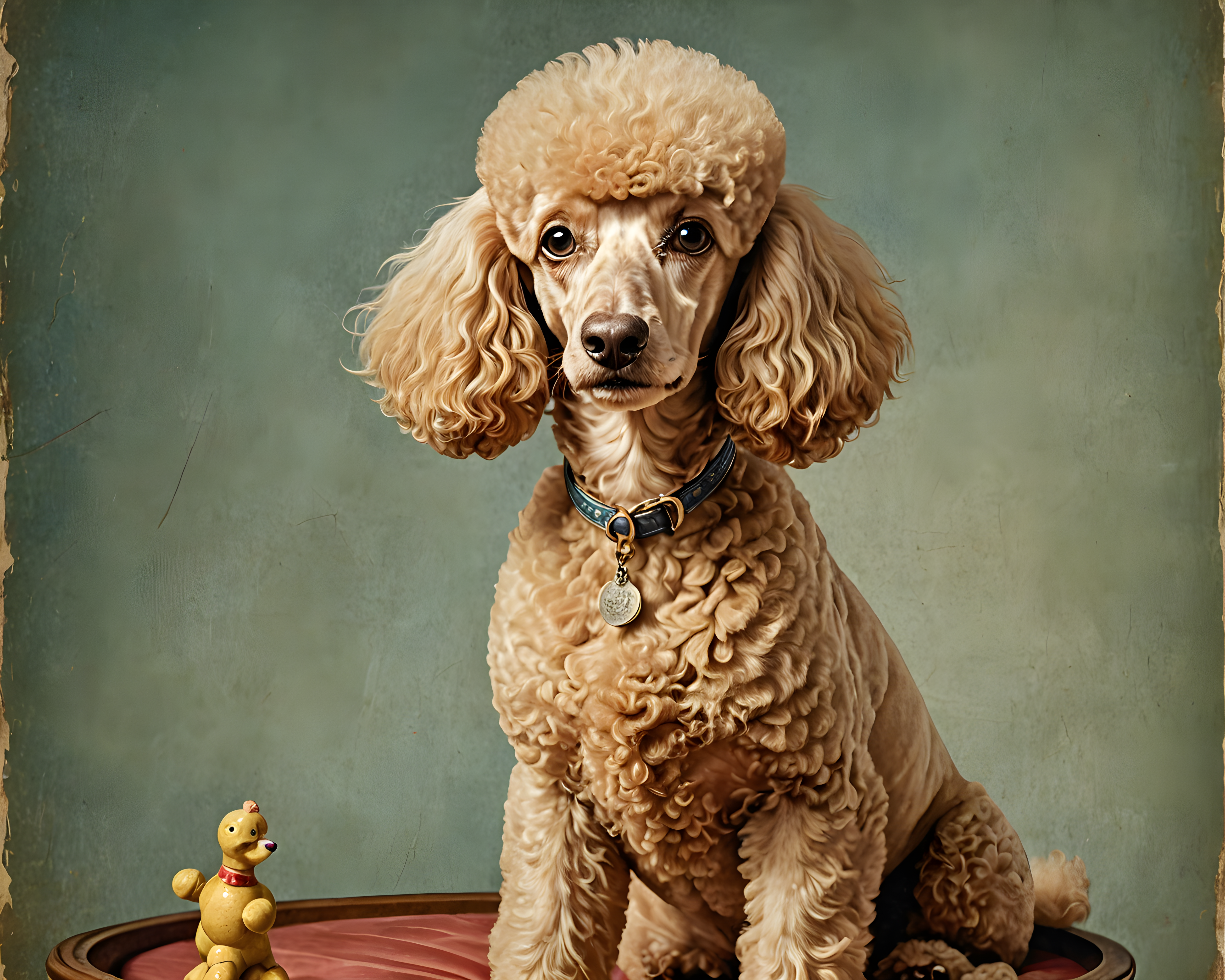 Aristocrat Poodle — Vintage Poster (Playful)