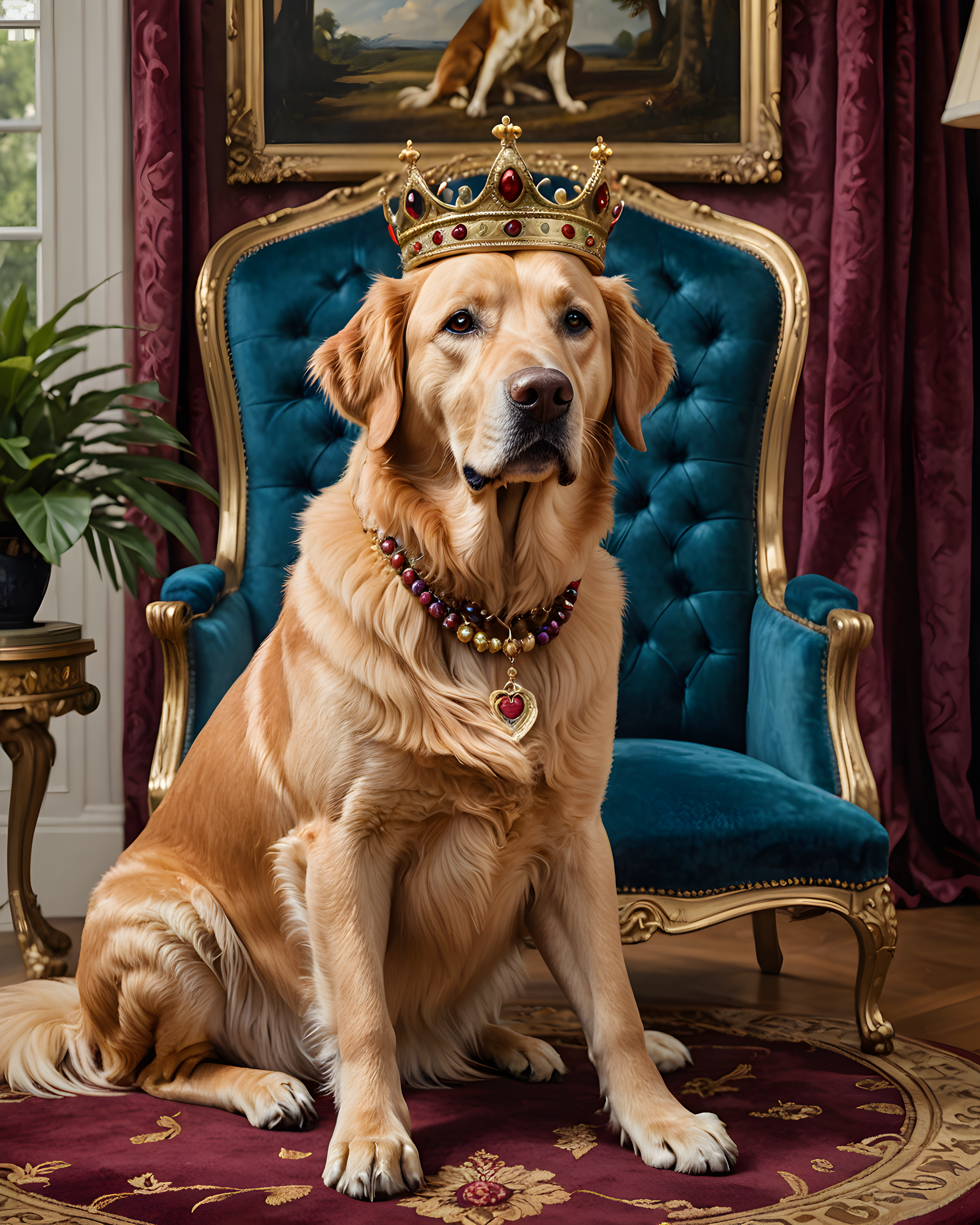 Crowned Retriever — Funny (Luxury)