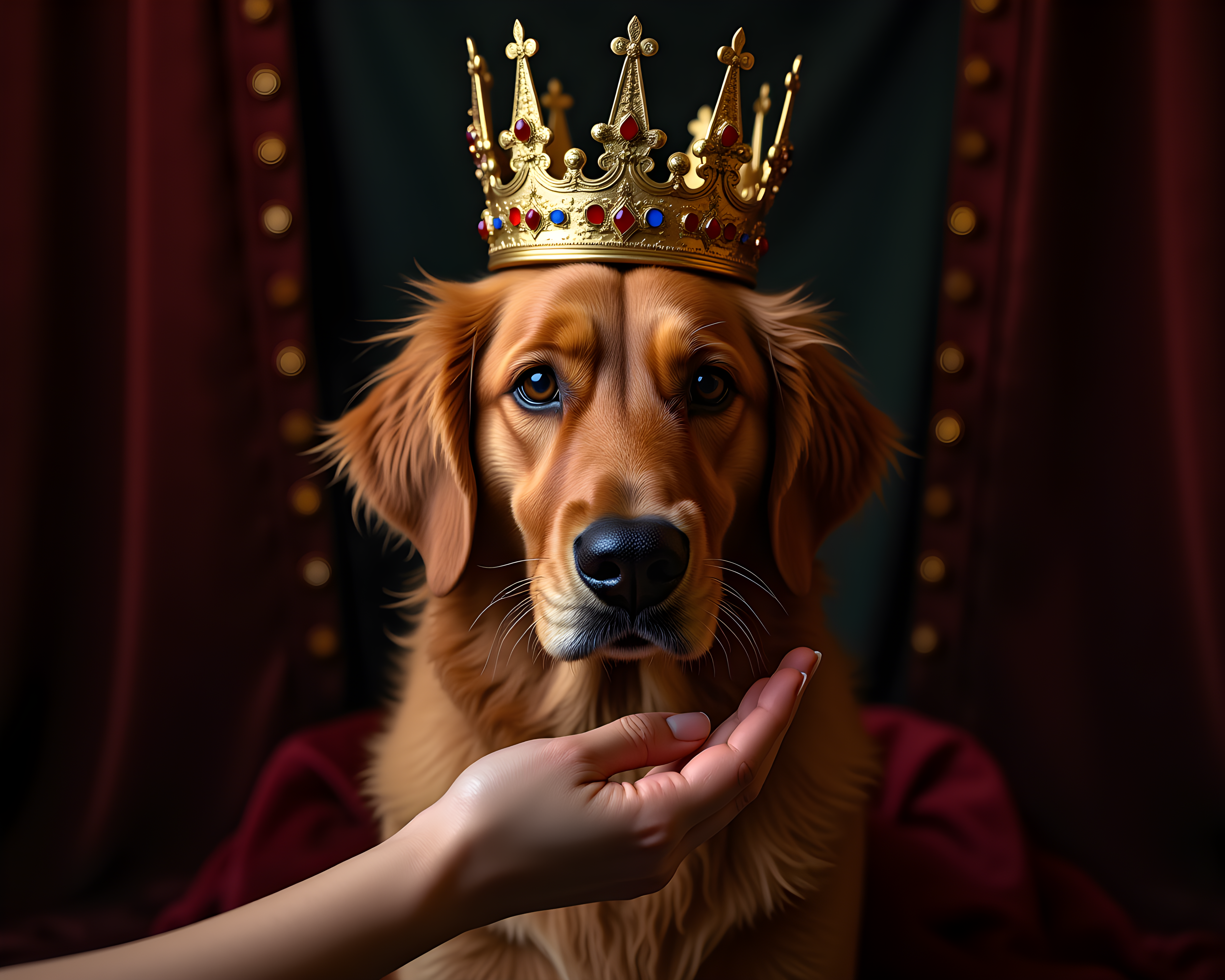 Crowned Retriever — Luxury (Aesthetic)