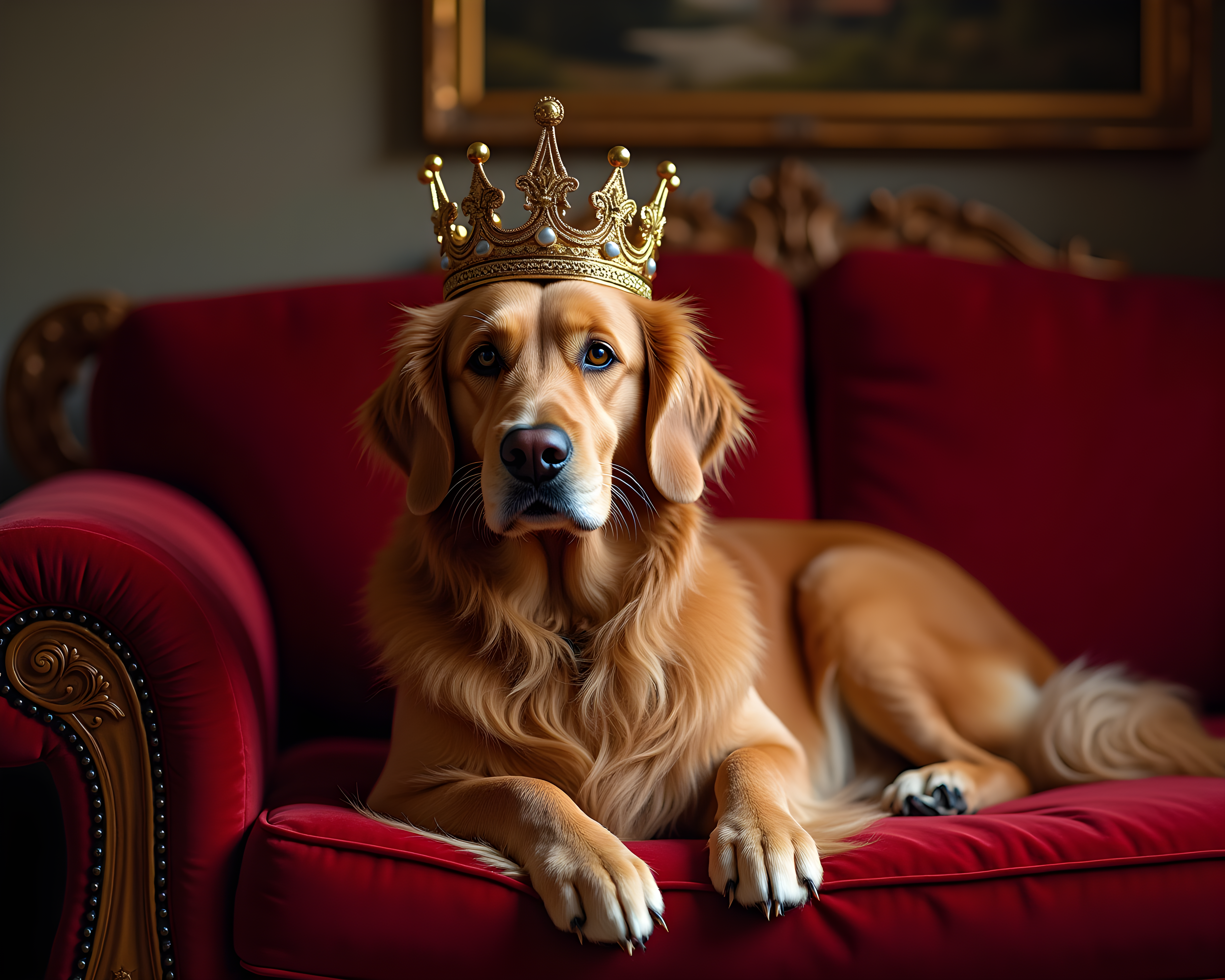 Crowned Retriever — Luxury (Lifestyle)