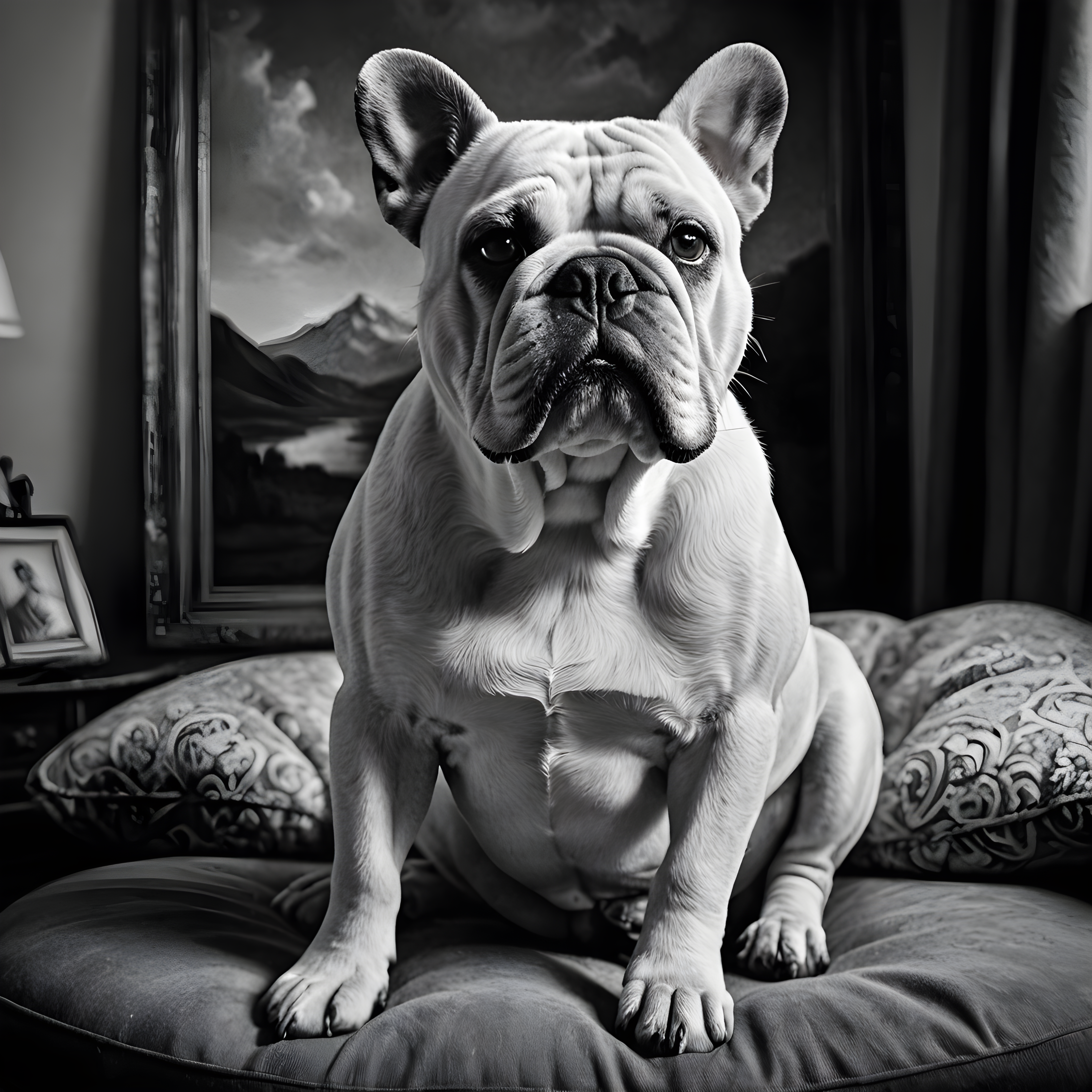 Duke Bulldog — Black & White (Emotional)