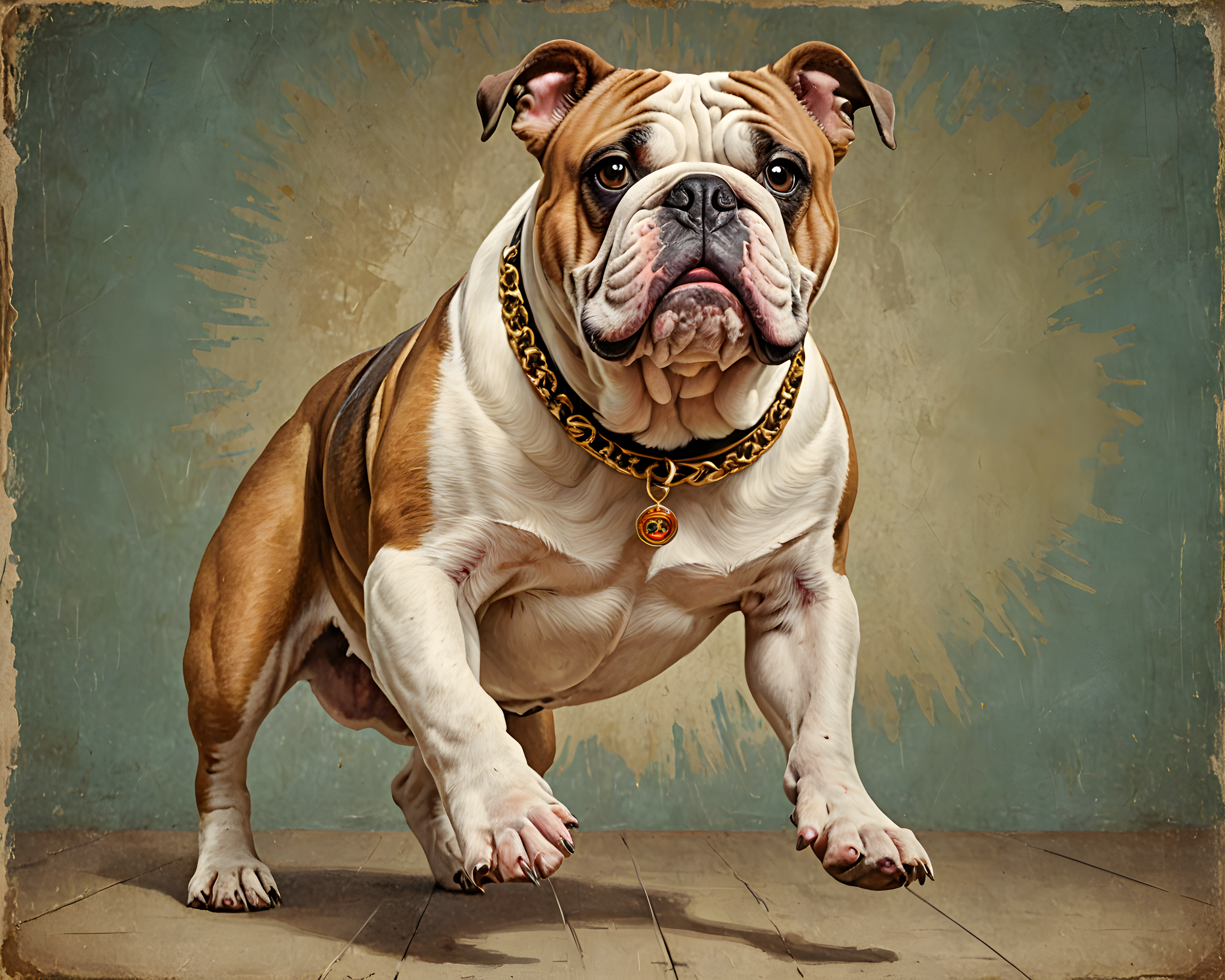 Duke Bulldog — Vintage Poster (Luxury)