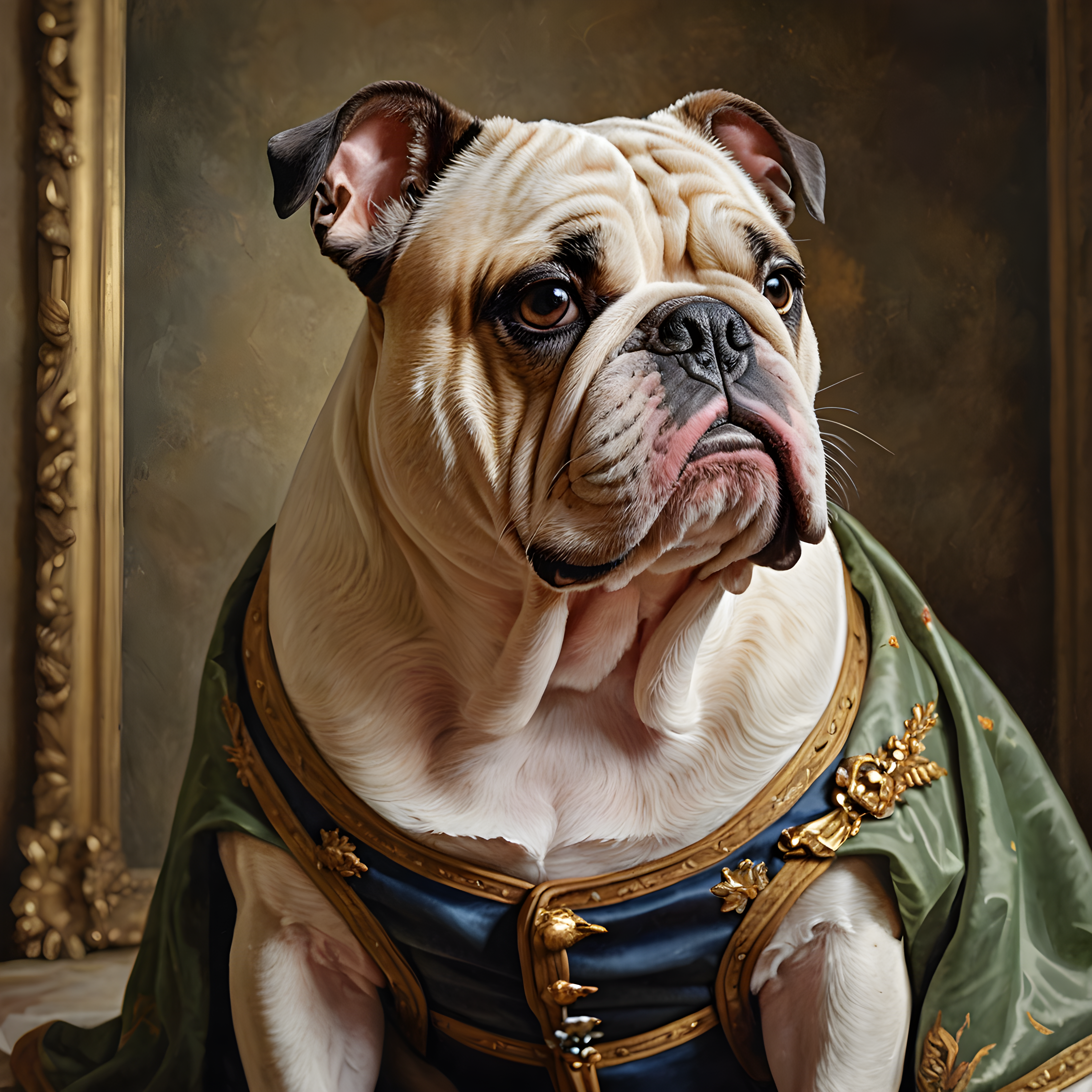 Duke Bulldog — Watercolor (Motivational)