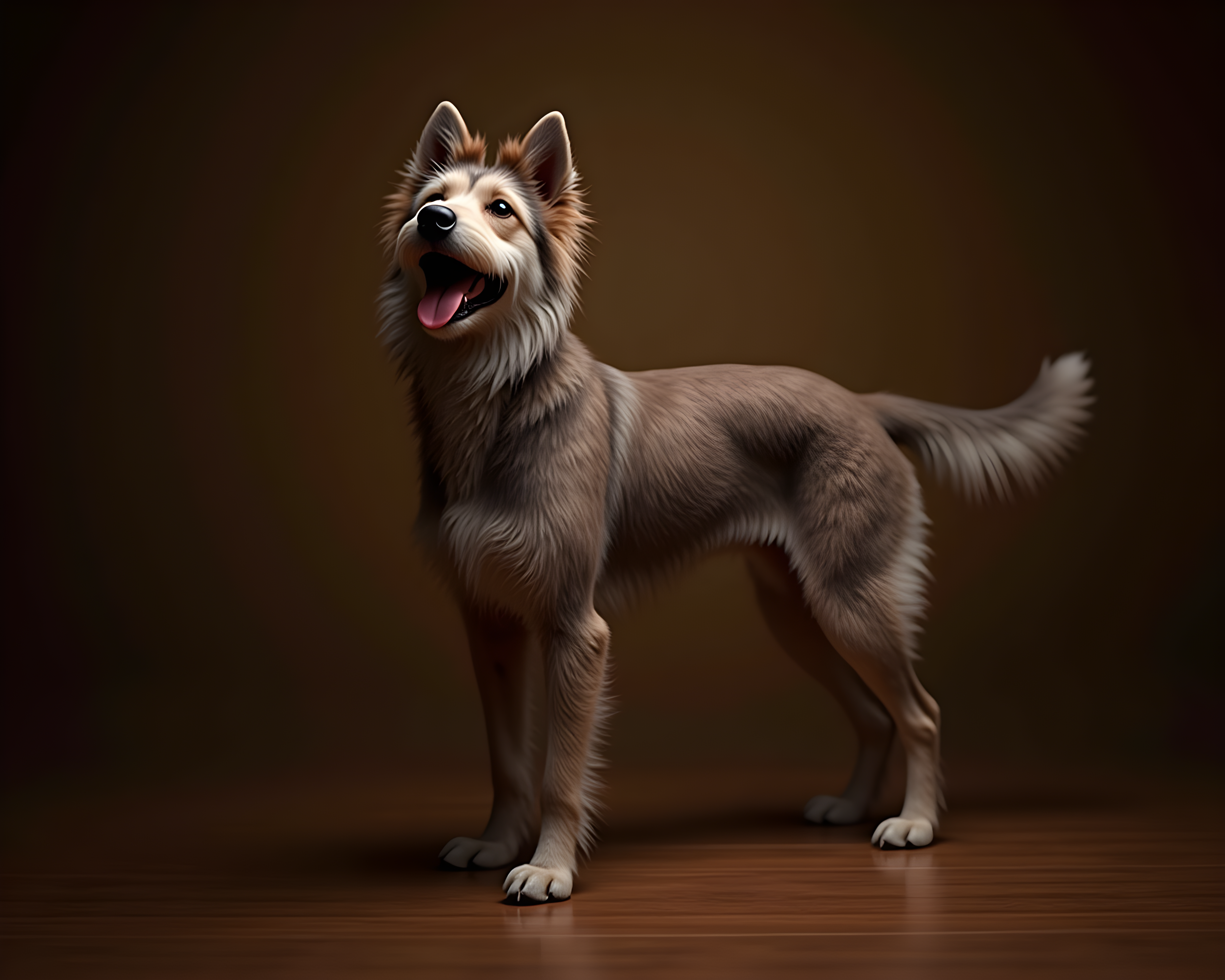 King Dog — Hyper-Realistic (Romantic)
