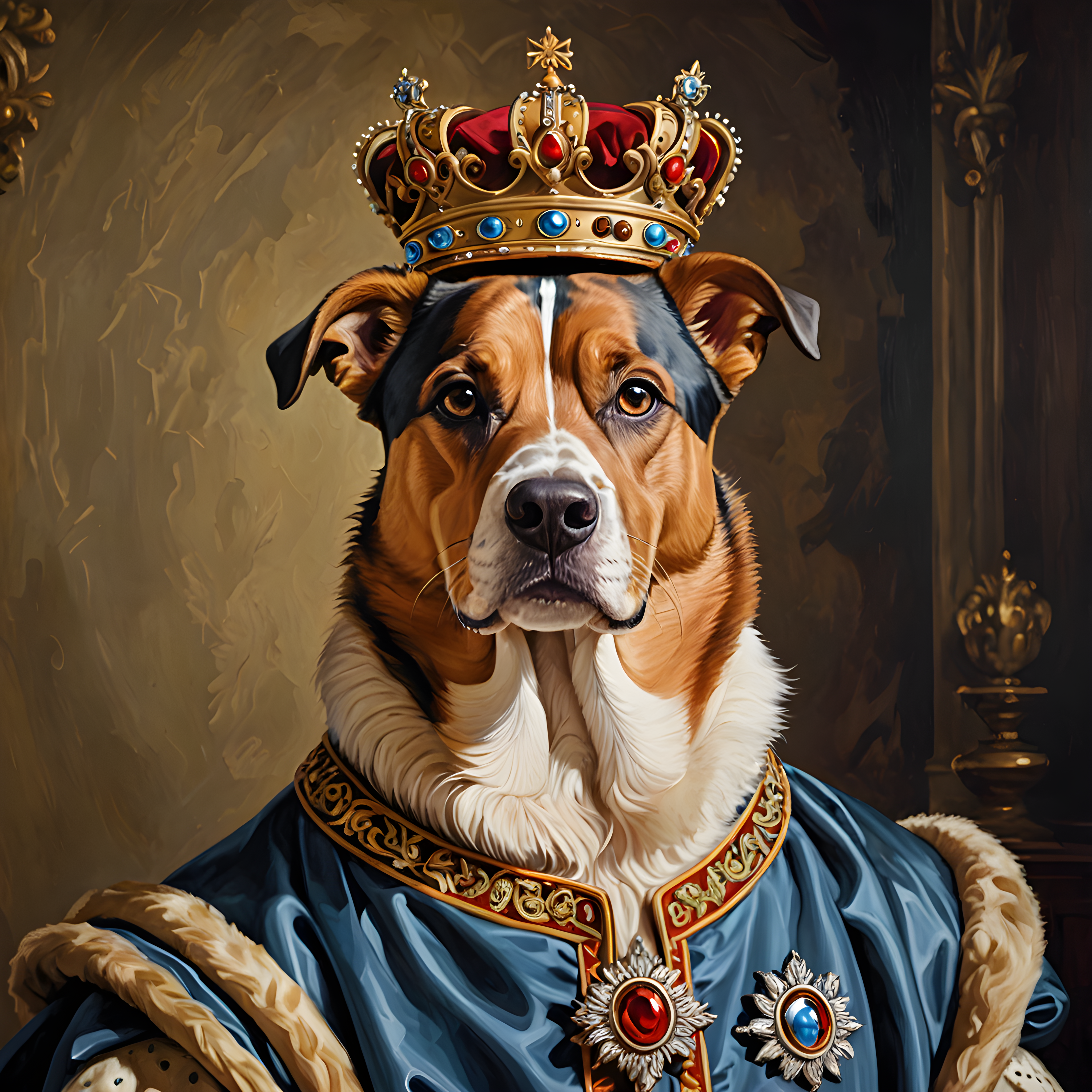 King Dog — Line Art (Savage)