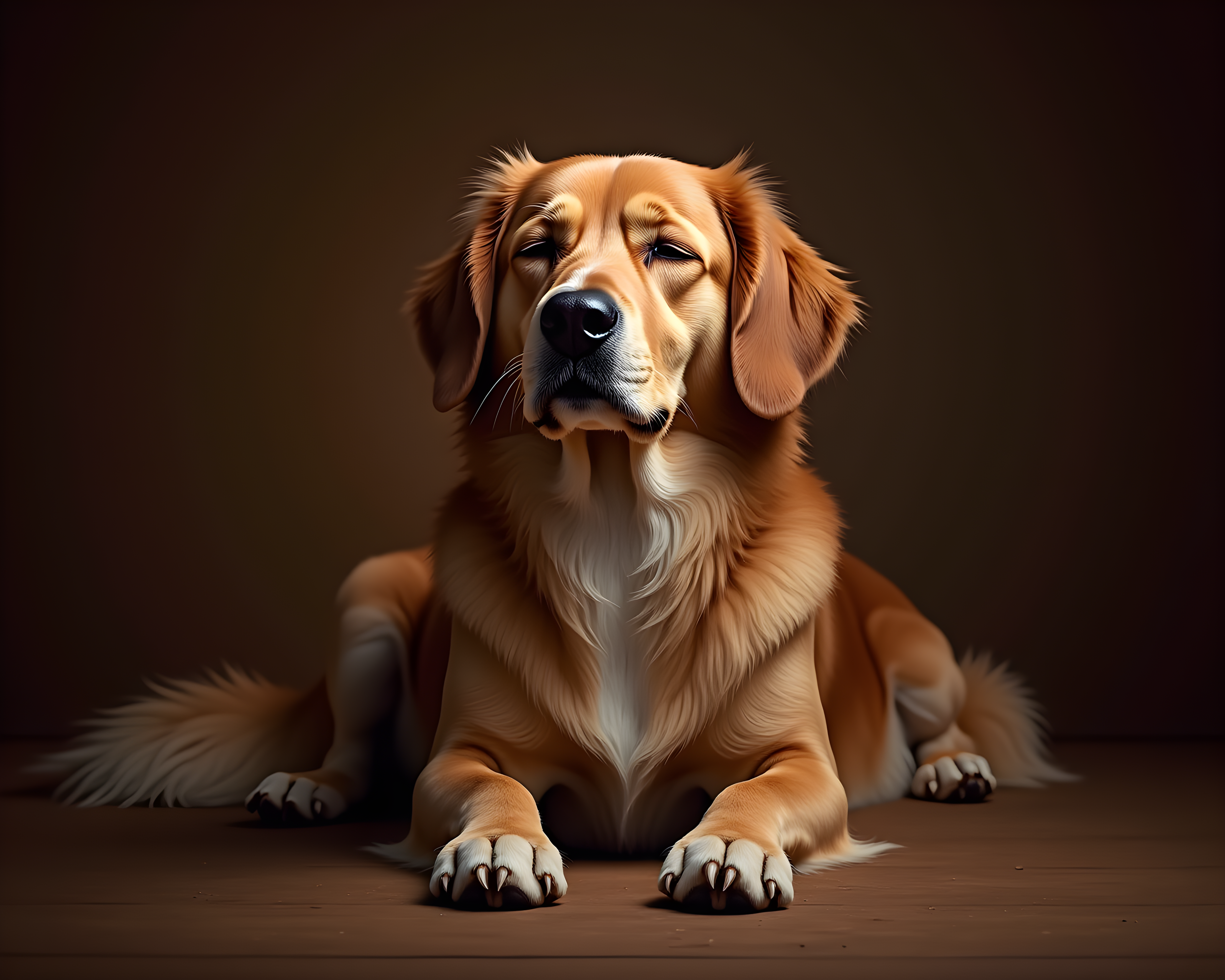 King Dog — Realistic (Sleepy)
