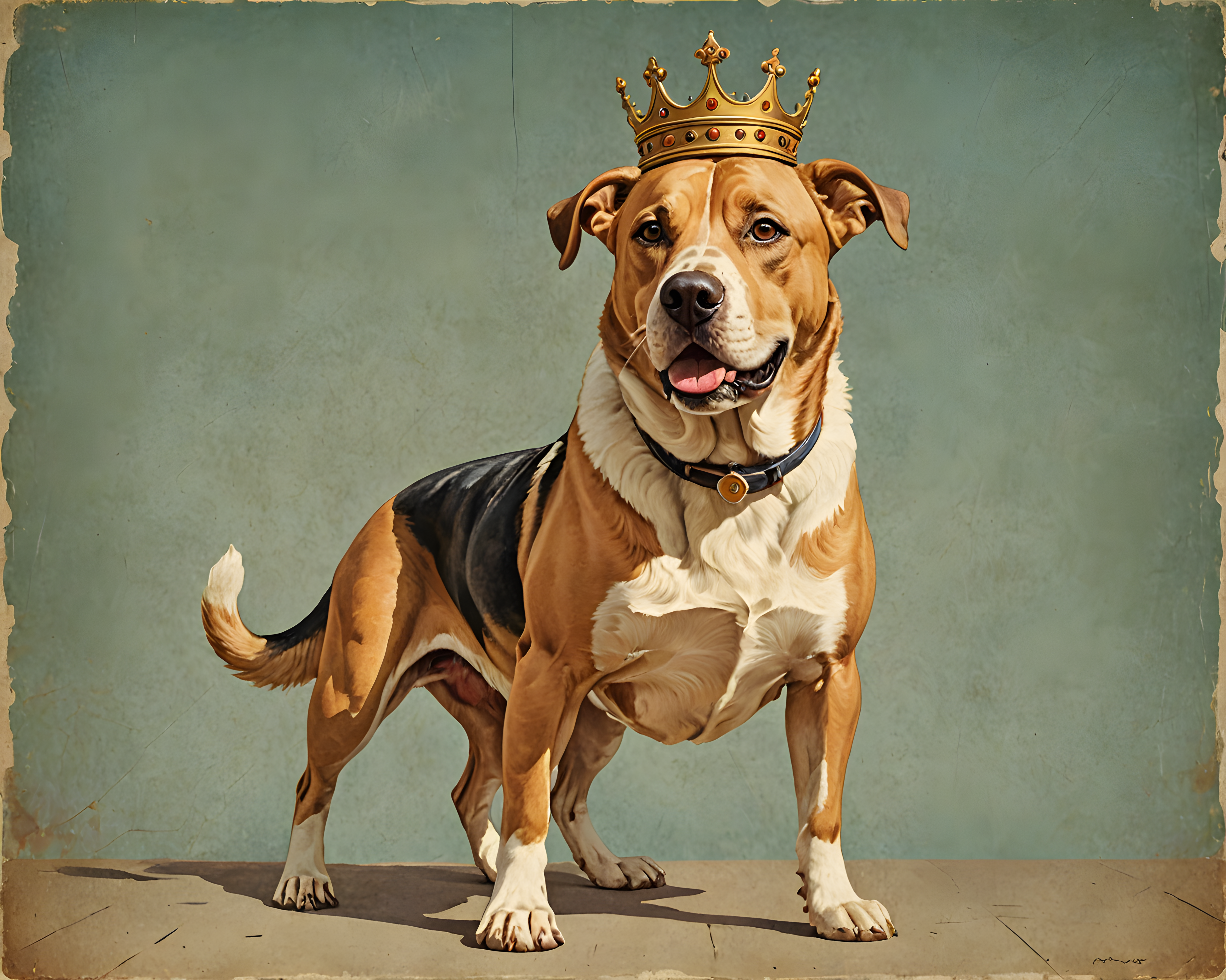 King Dog — Vintage Poster (Savage)