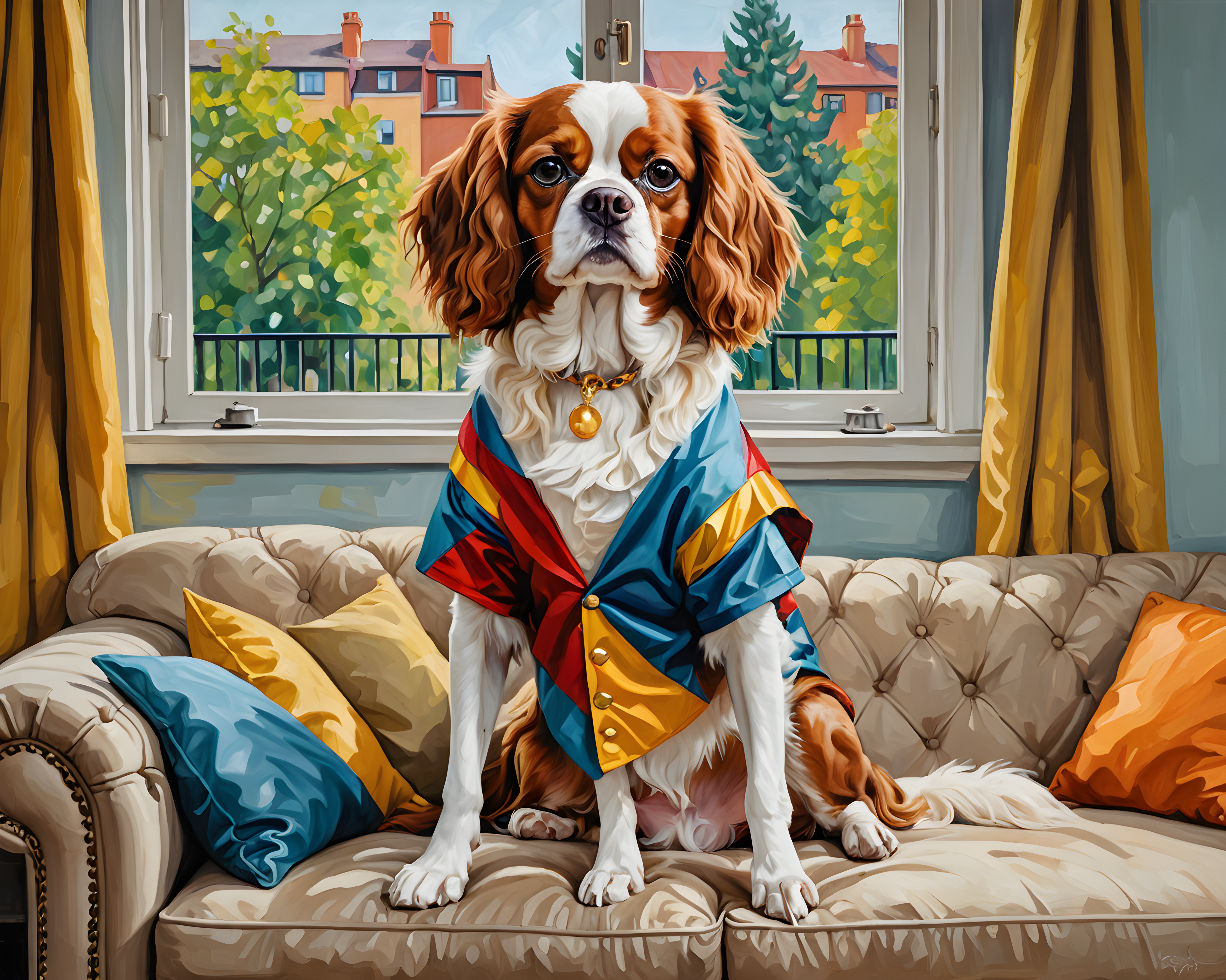Pearl Adorned Cavalier — Abstract (Lifestyle)
