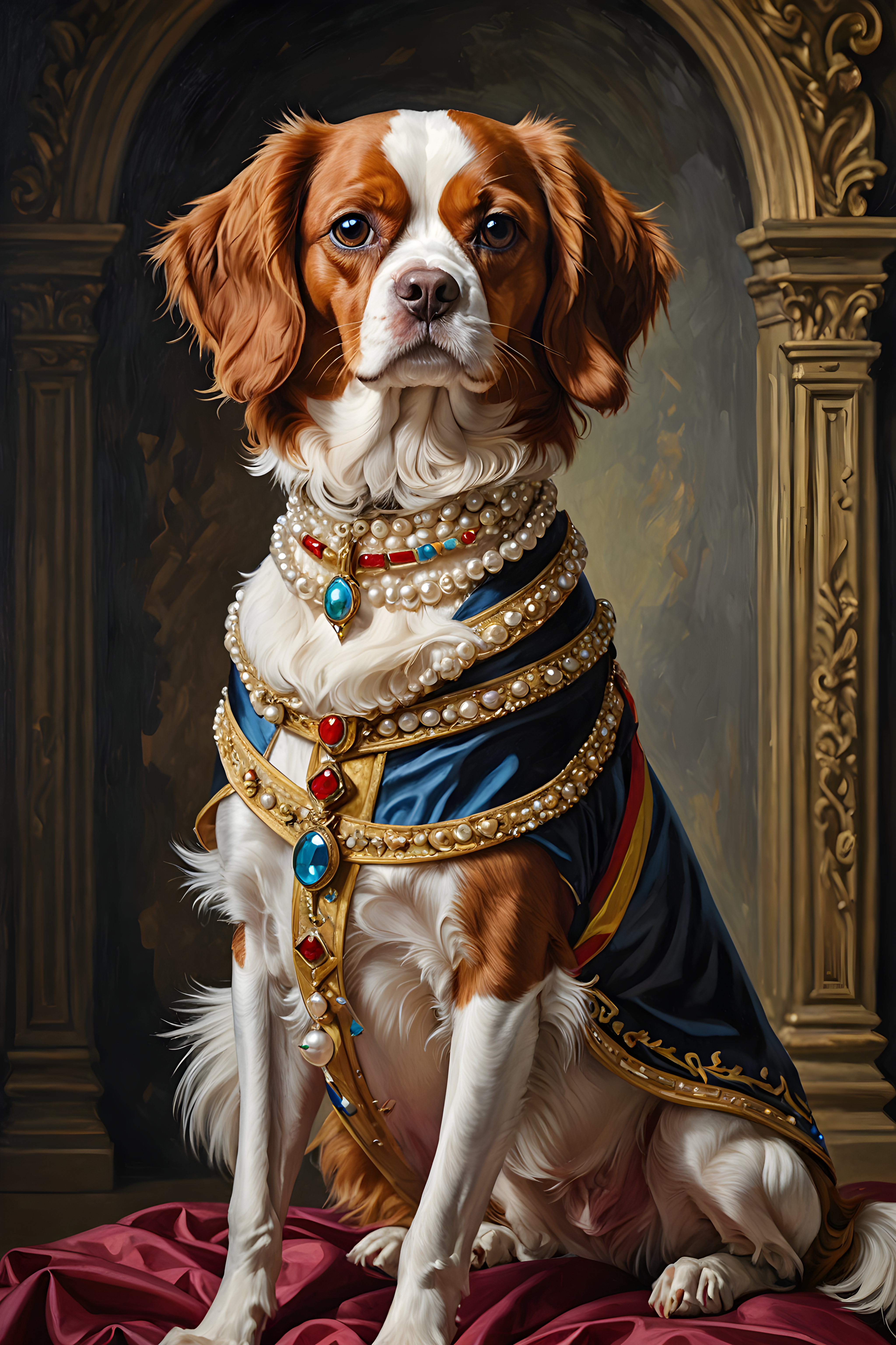 Pearl Adorned Cavalier — Abstract (Motivational)