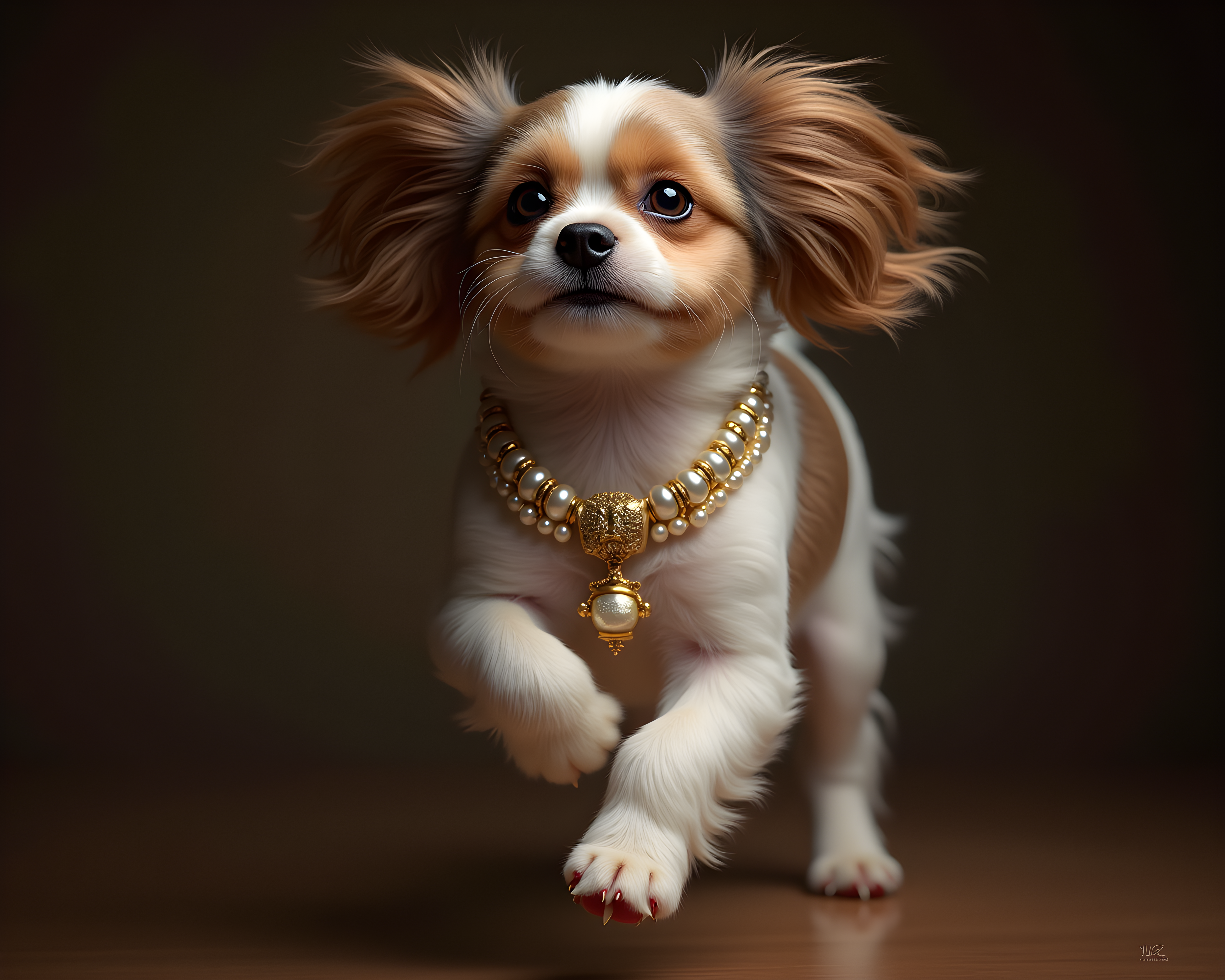Pearl Adorned Cavalier — Hyper-Realistic (Emotional)