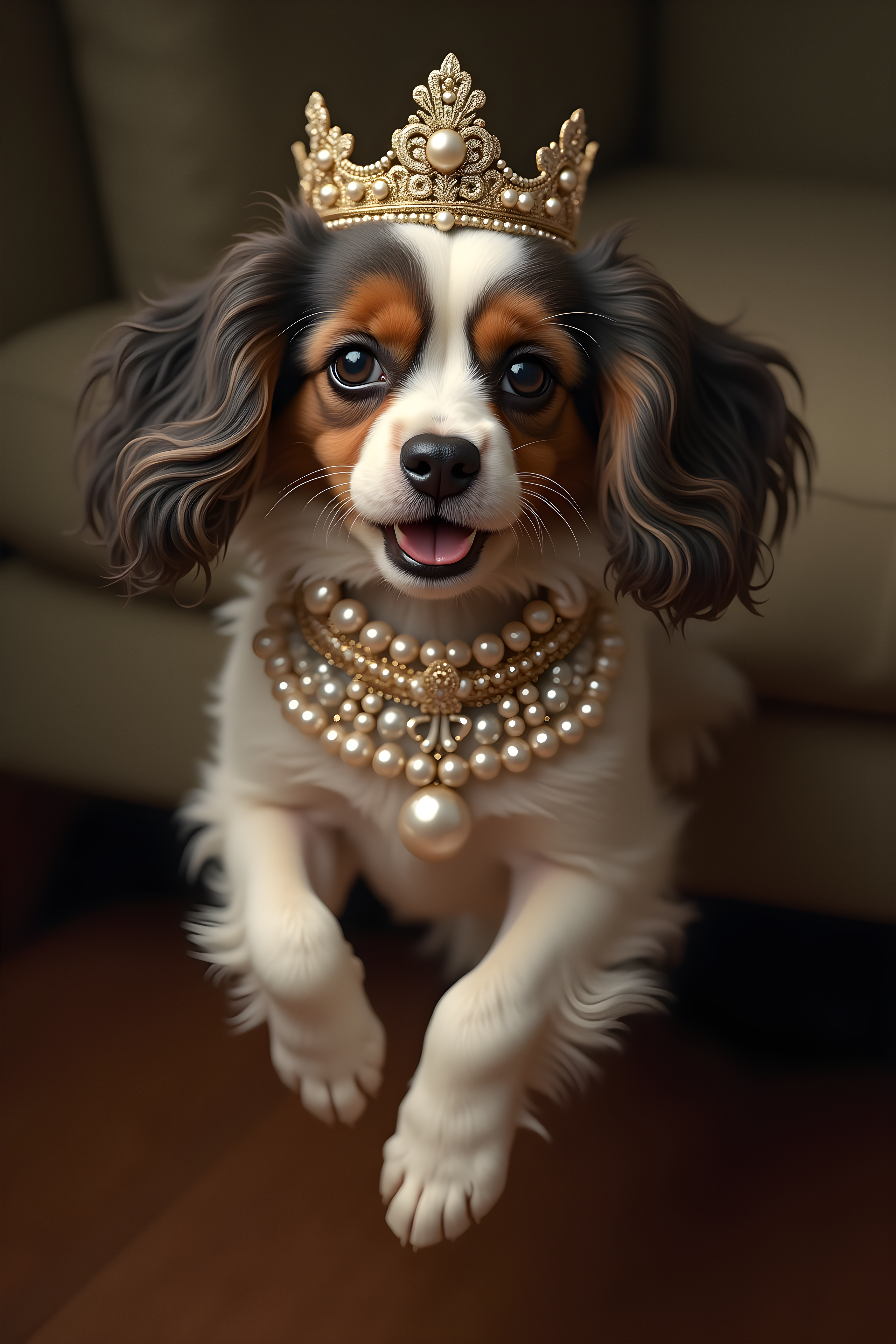 Pearl Adorned Cavalier — Hyper-Realistic (Lifestyle)