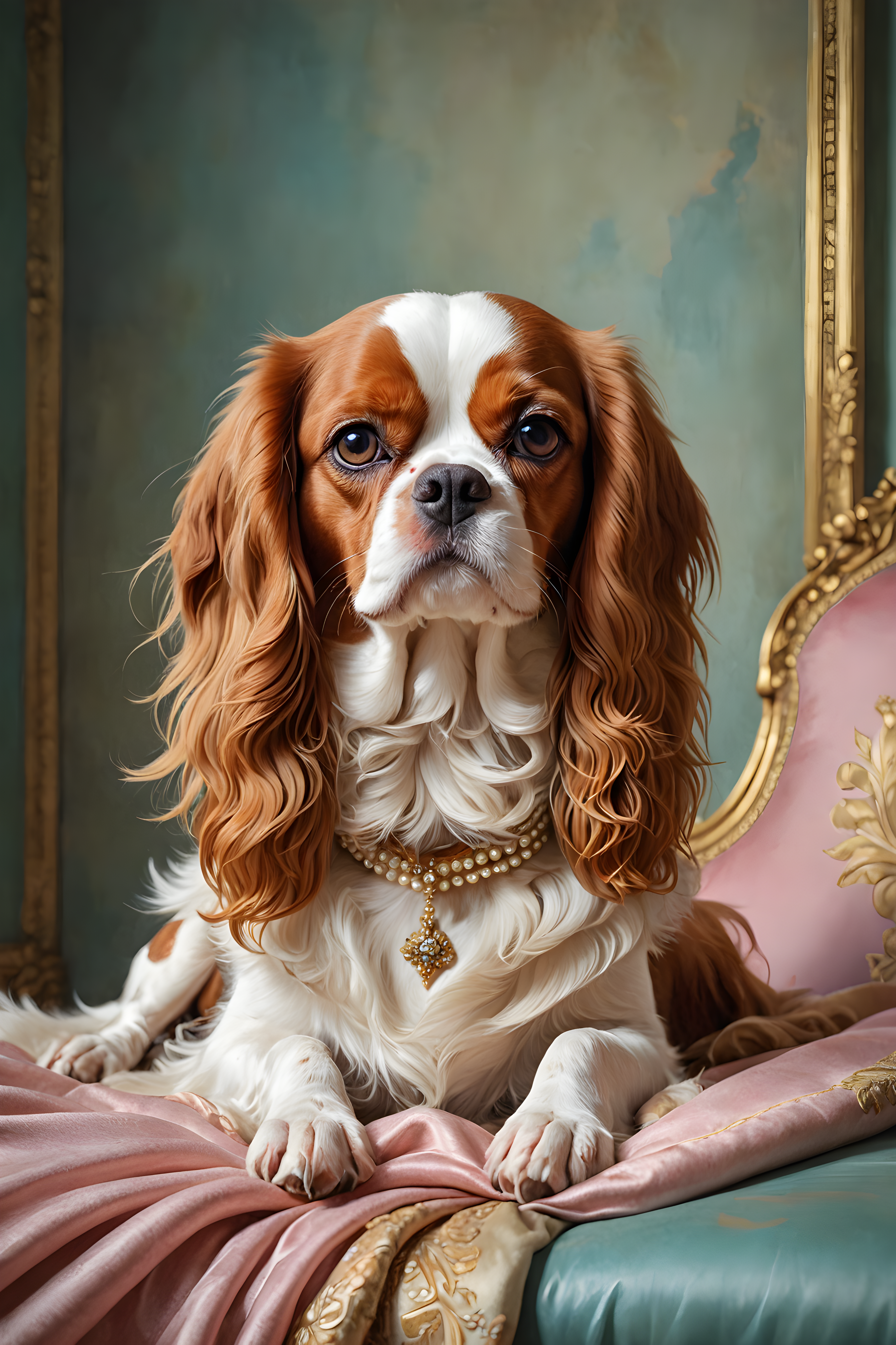 Pearl Adorned Cavalier — Modern Aesthetic (Energetic)