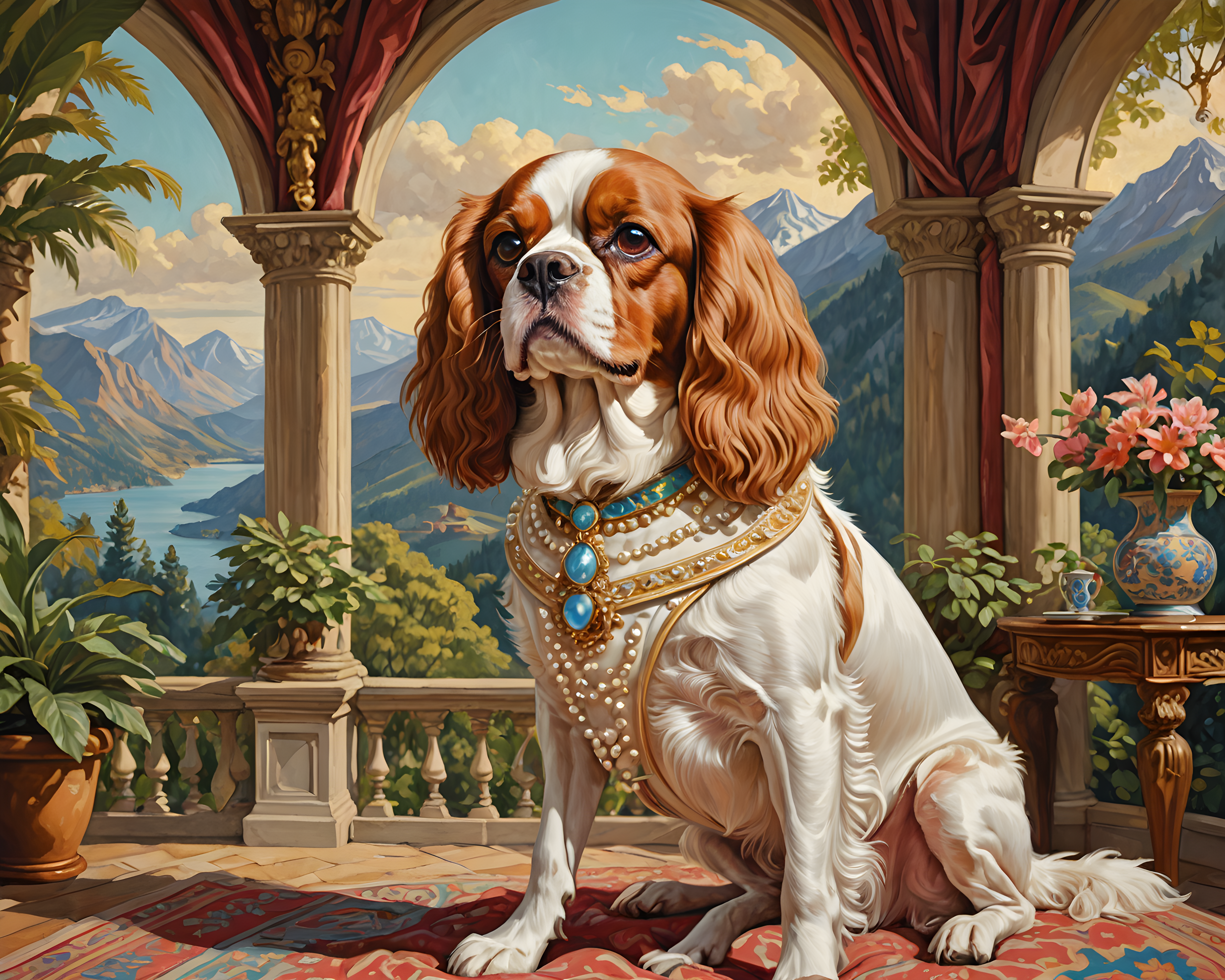Pearl Adorned Cavalier — Retro (Energetic)