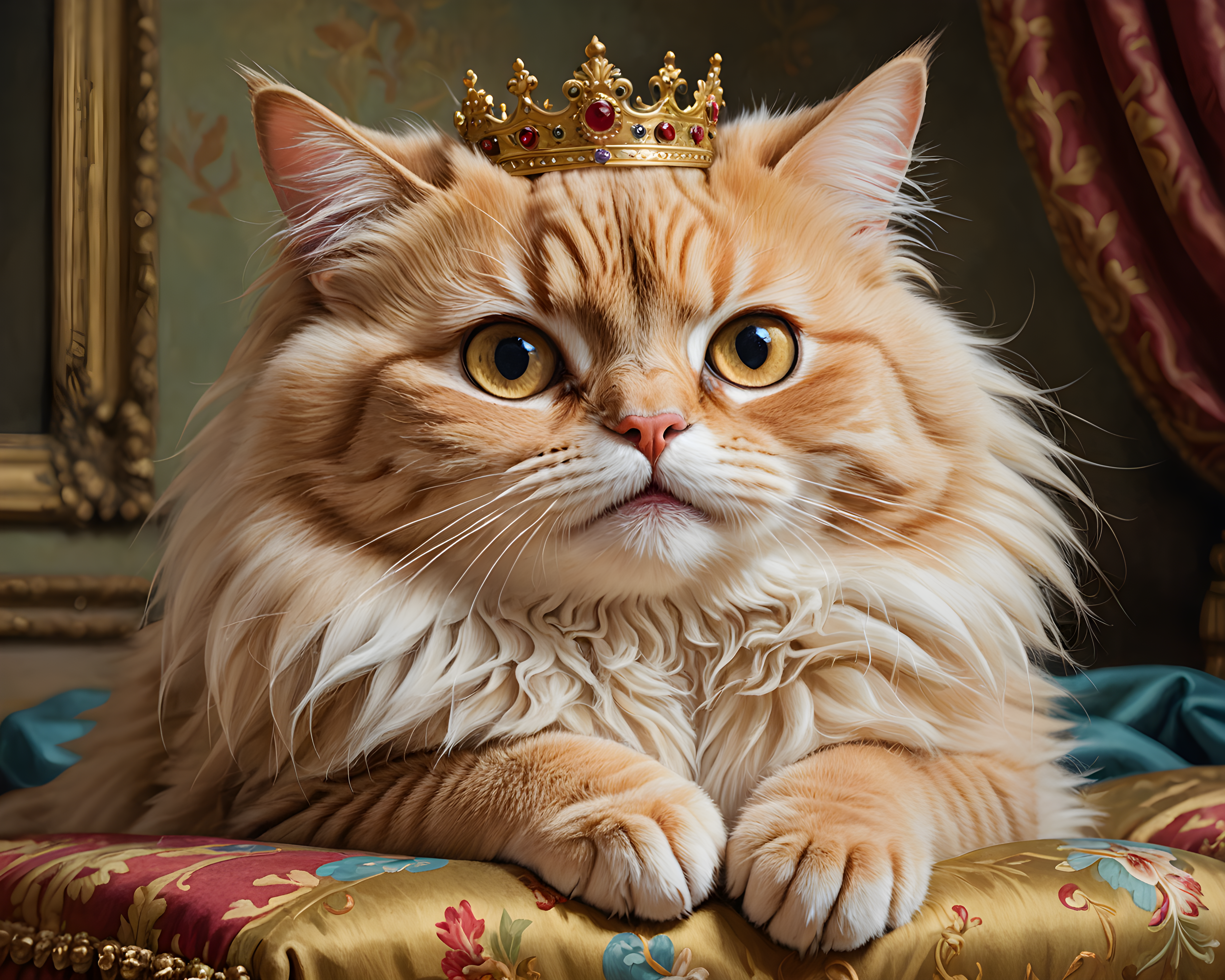 Queen Cat — Cartoon / Kawaii (Funny)