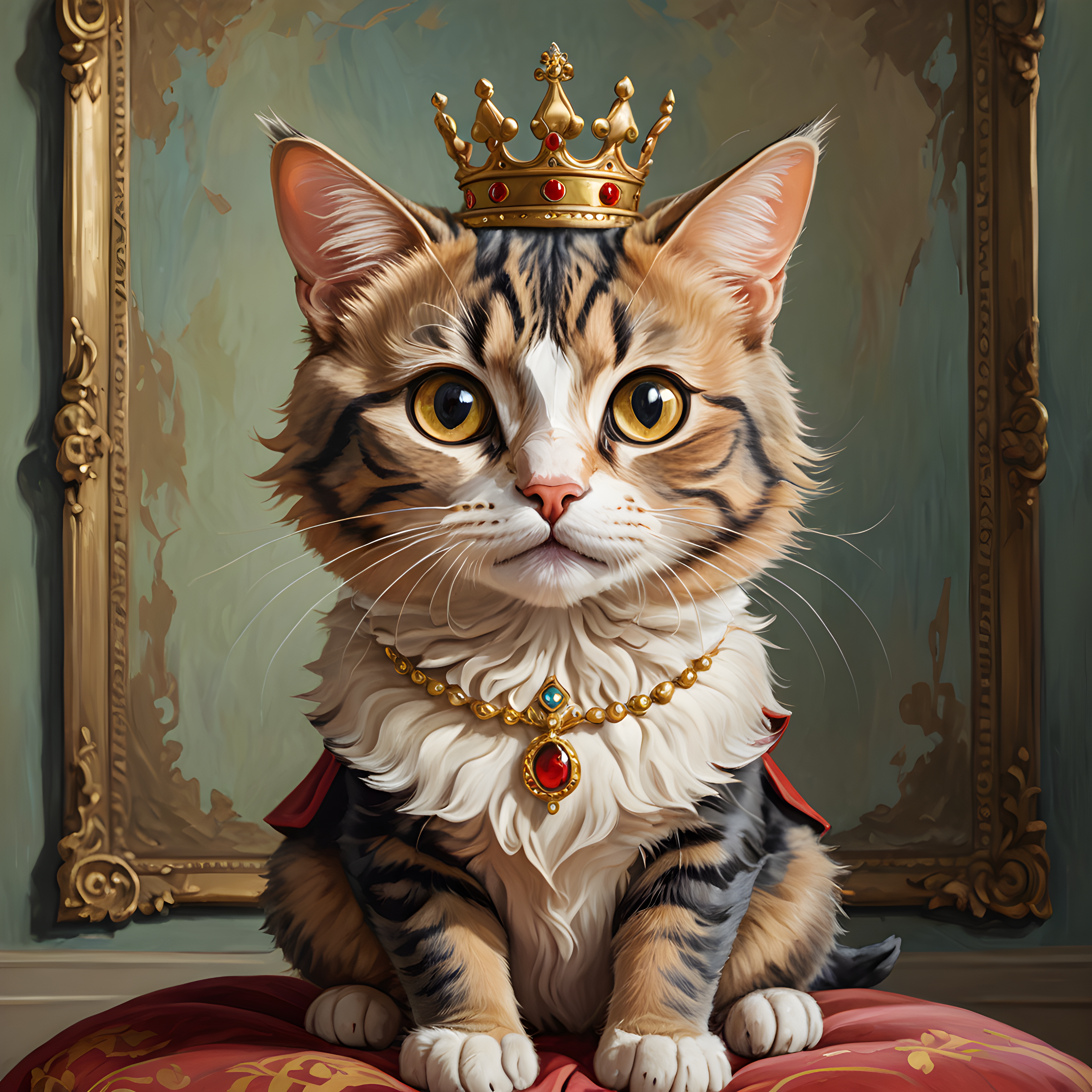 Queen Cat — Cartoon / Kawaii (Motivational)