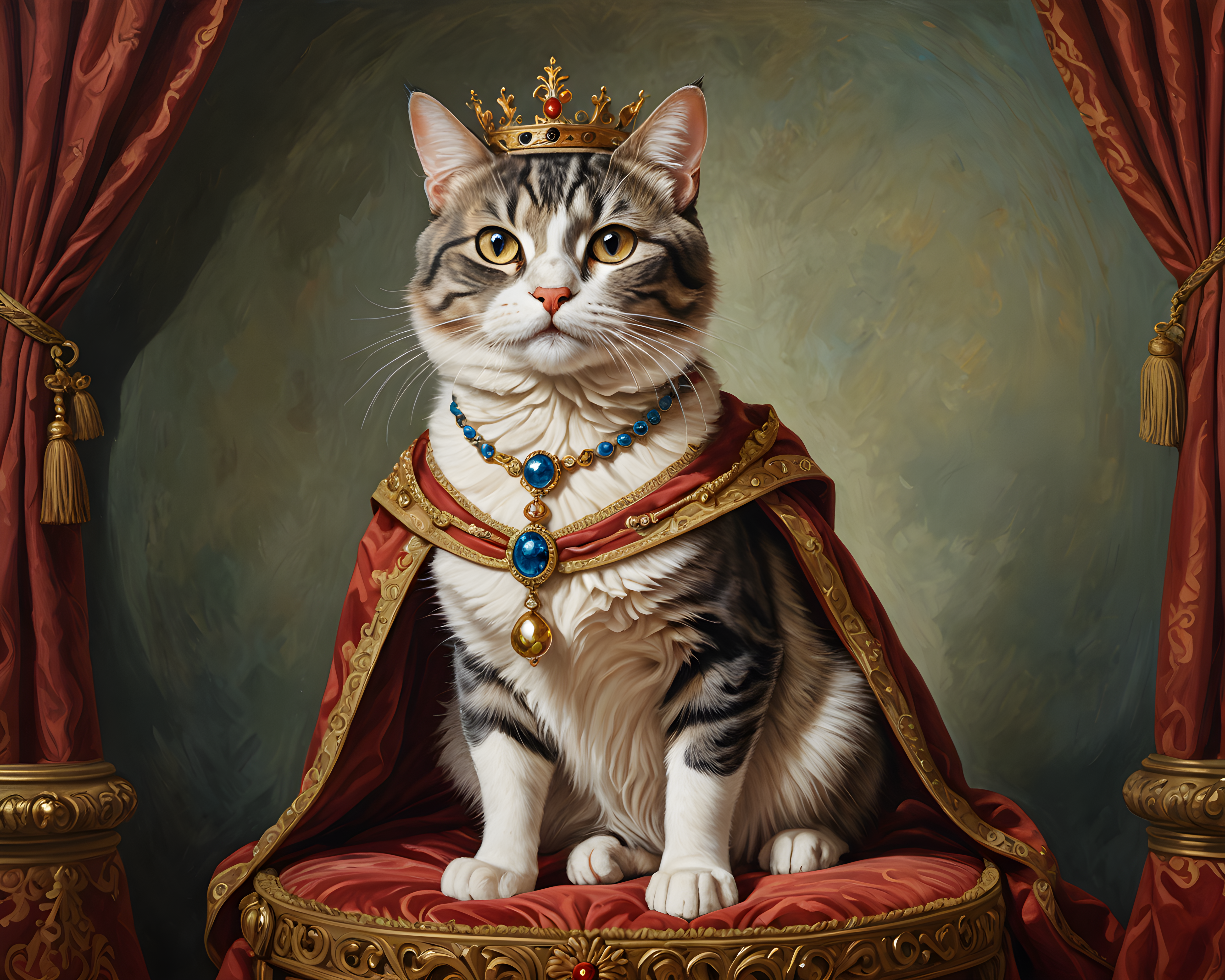 Queen Cat — Funny (Emotional)
