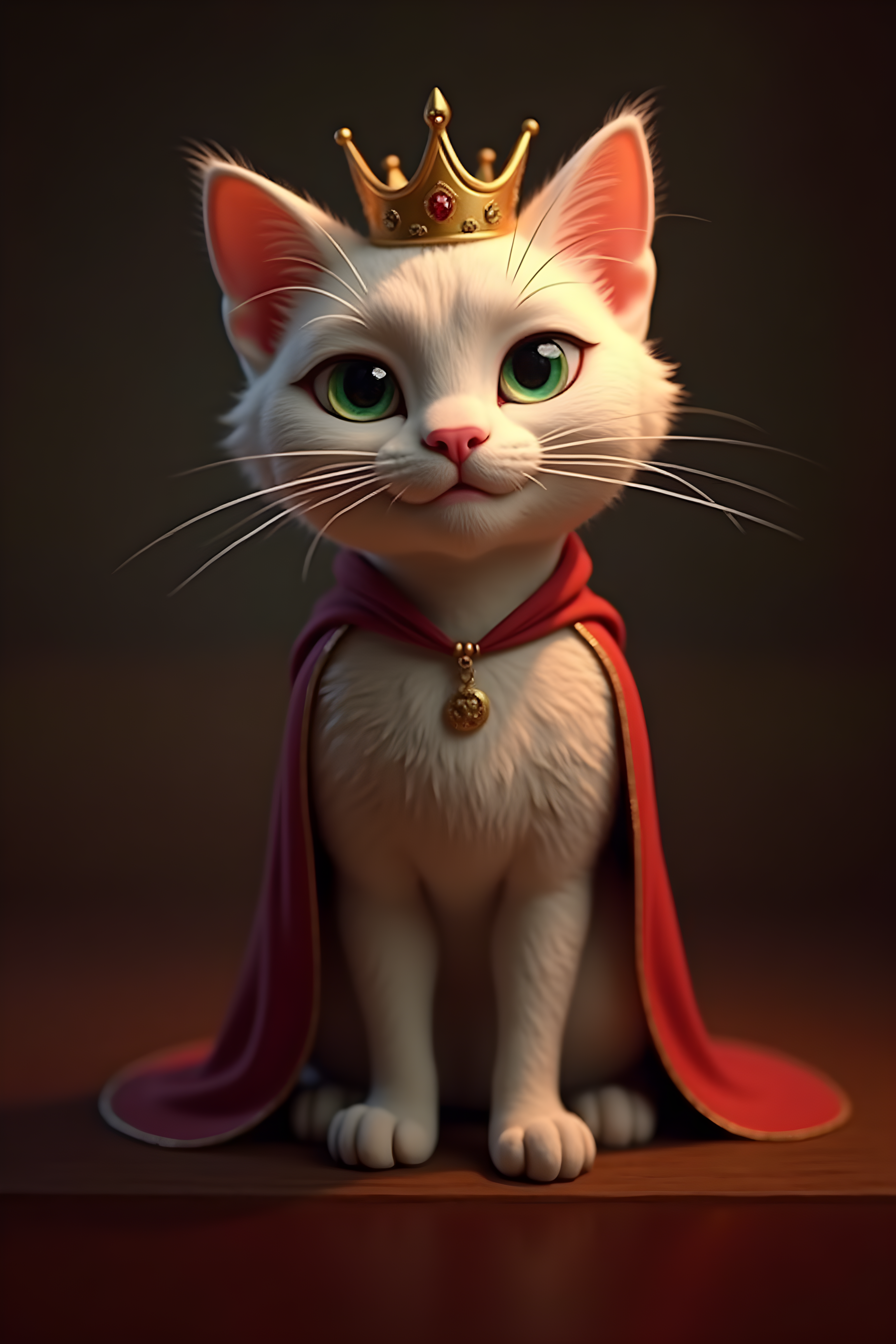 Queen Cat — 3D Render (Savage)
