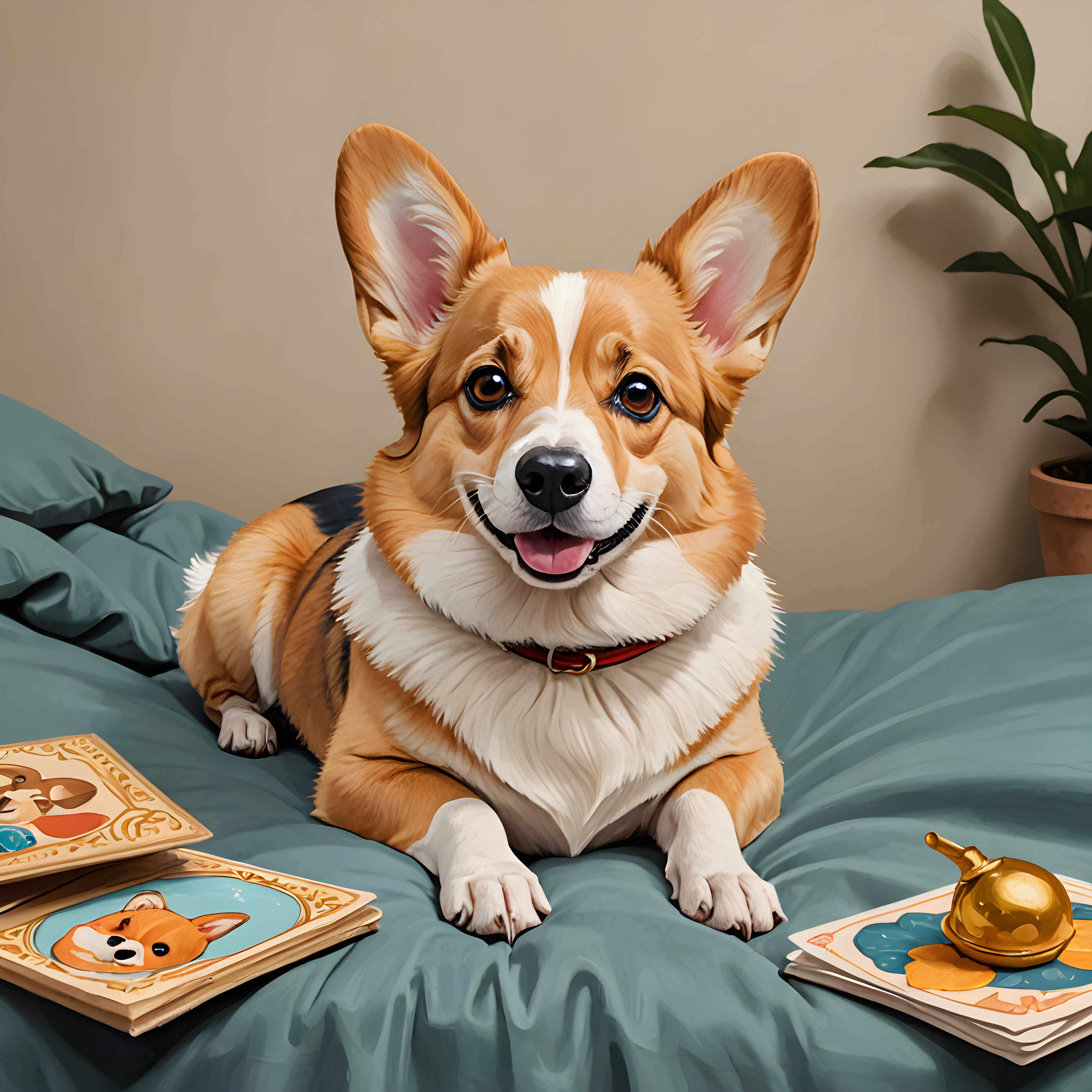 Royal Corgi — Cartoon / Kawaii (Aesthetic)