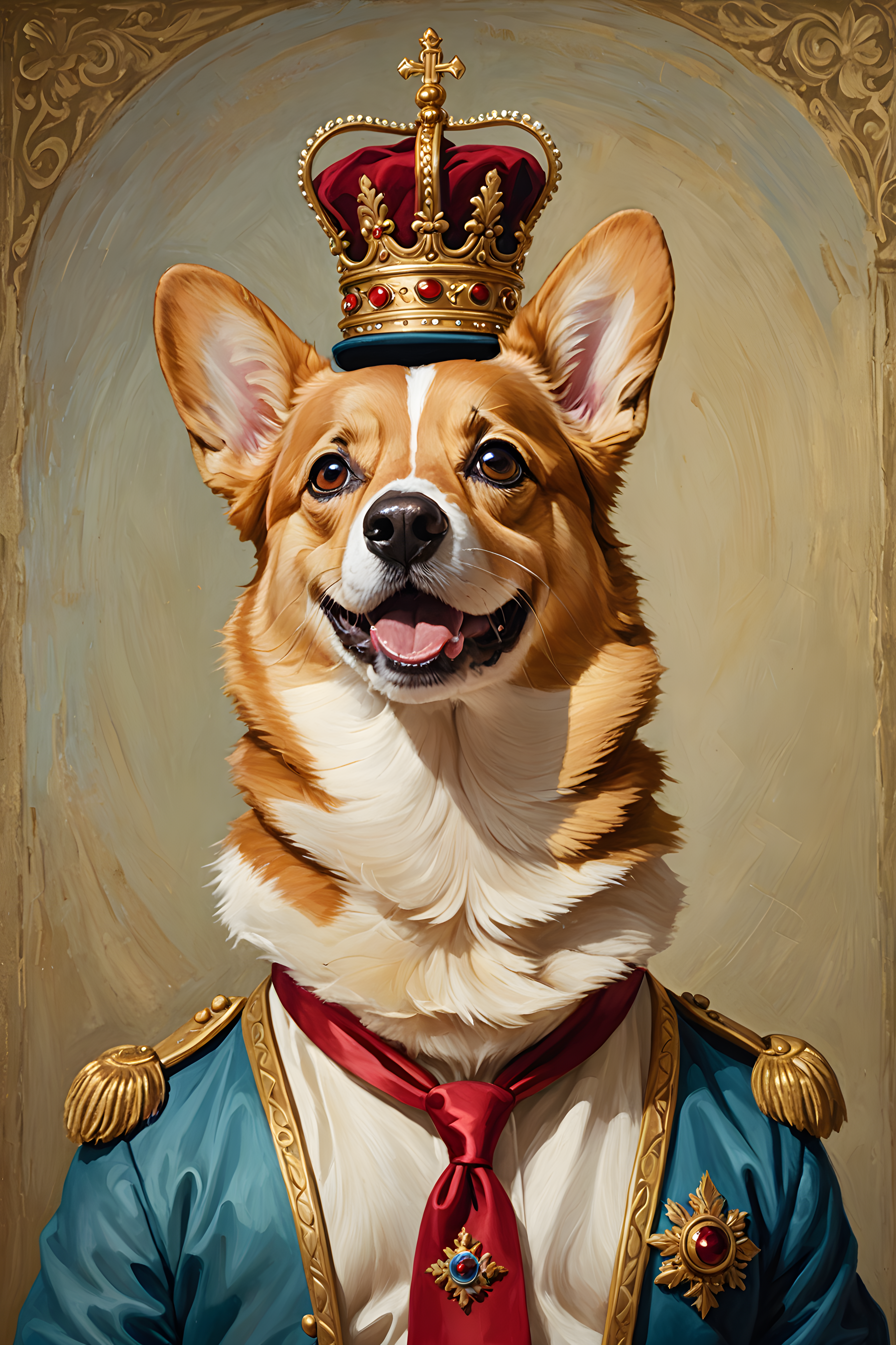 Royal Corgi — Funny (Playful)
