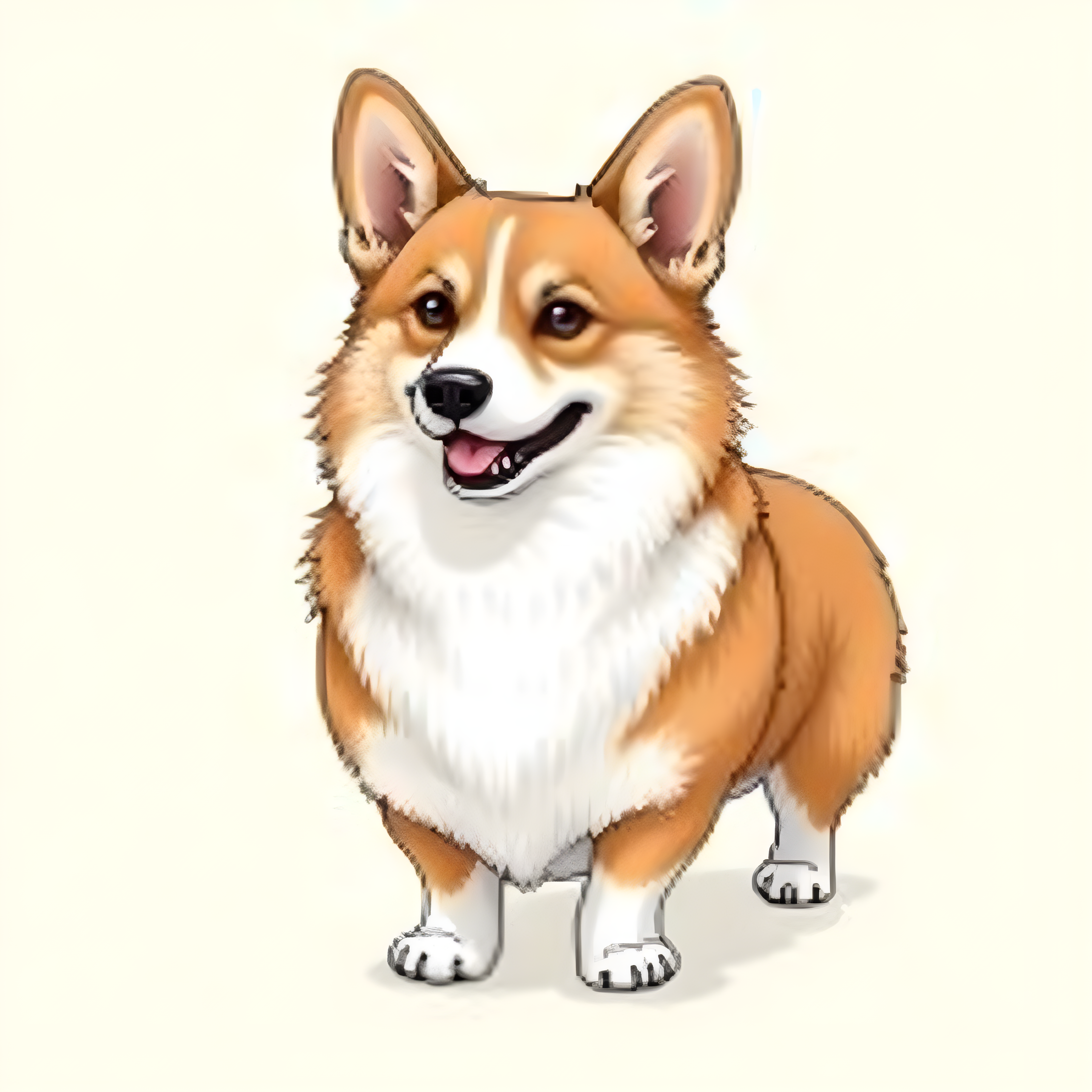 Royal Corgi — Line Art (Savage)