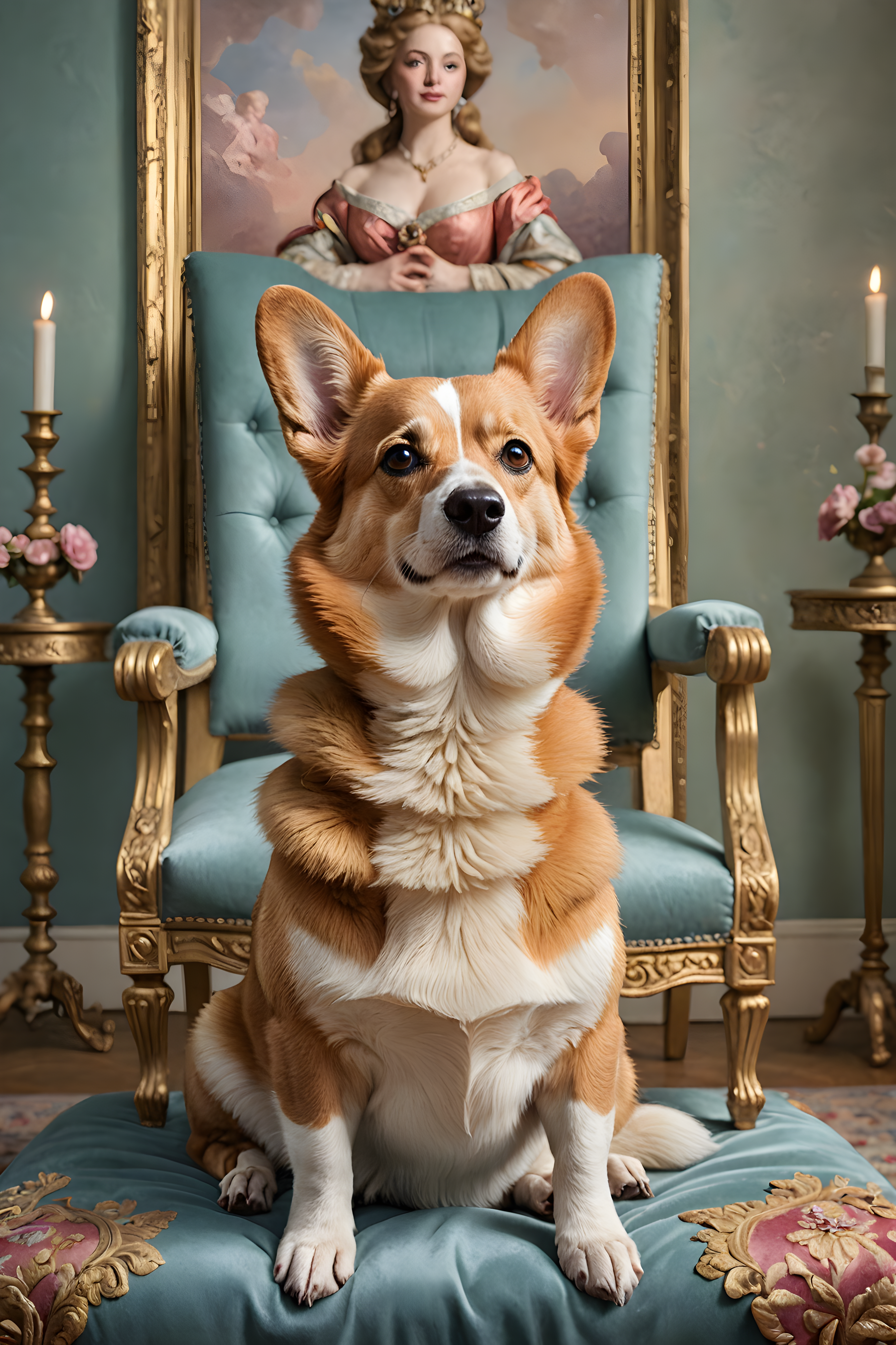 Royal Corgi — Modern Aesthetic (Fantasy)