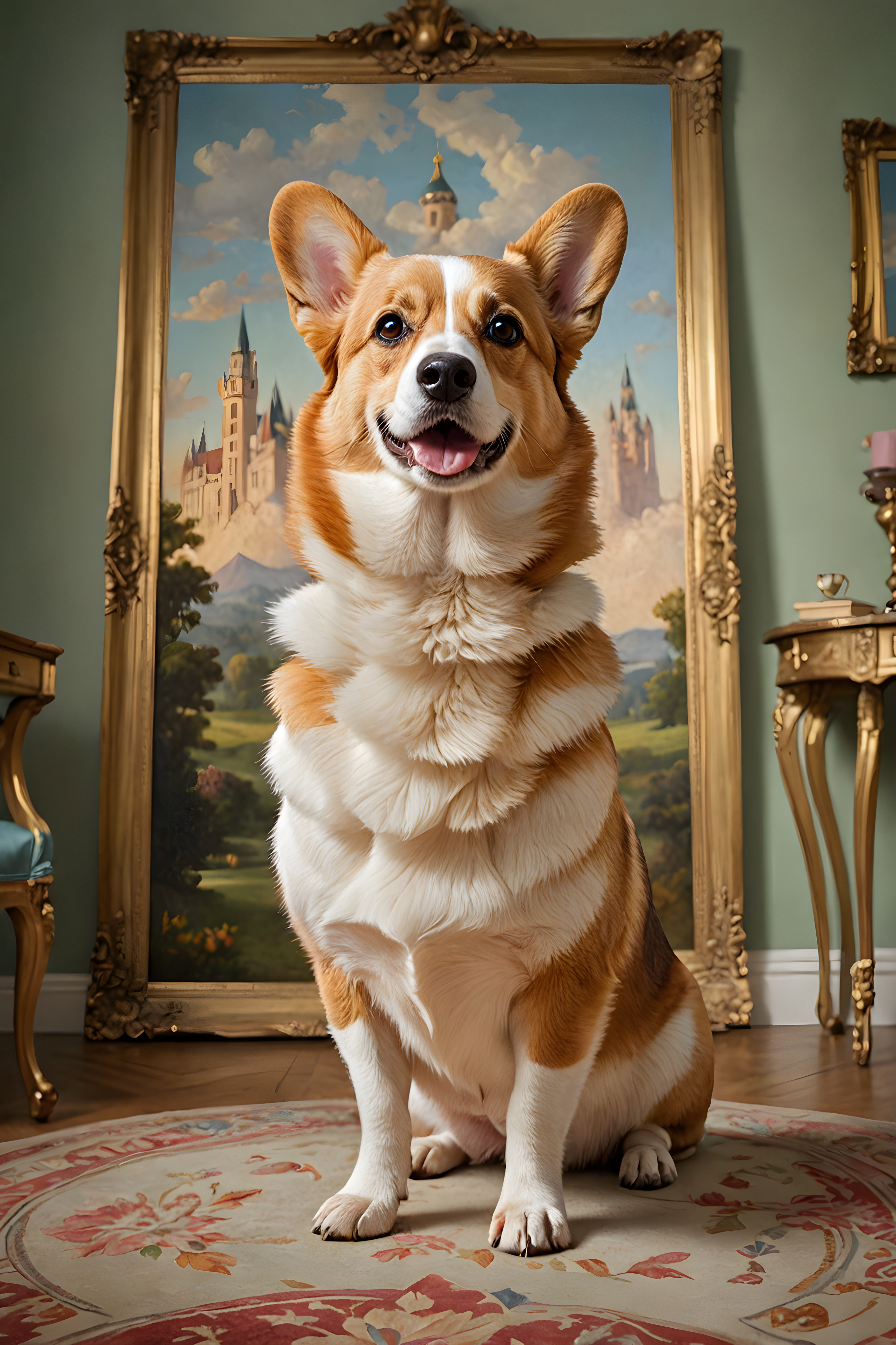 Royal Corgi — Modern Aesthetic (Motivational)