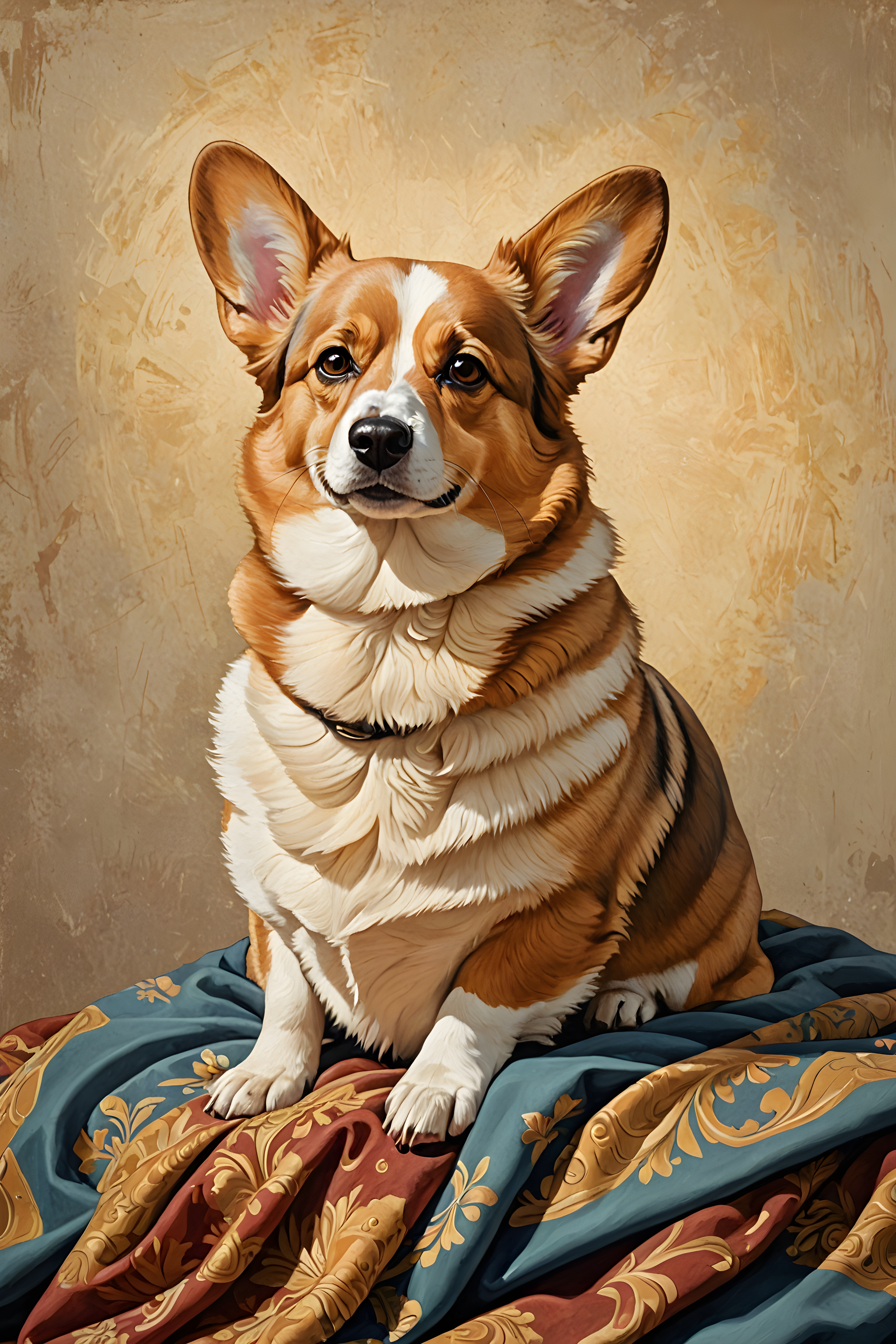 Royal Corgi — Retro (Sleepy)