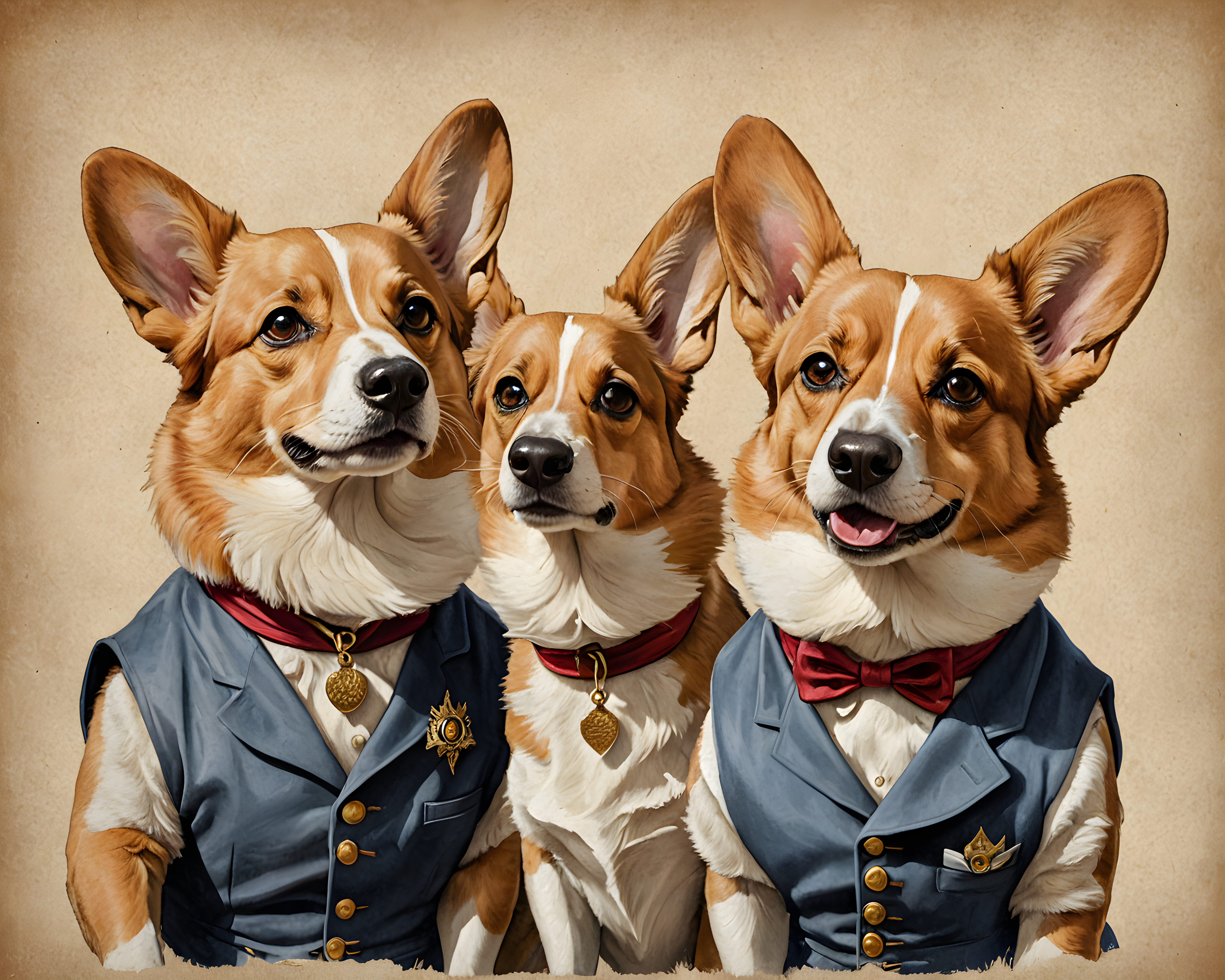 Royal Corgi — Pencil Sketch (Savage)
