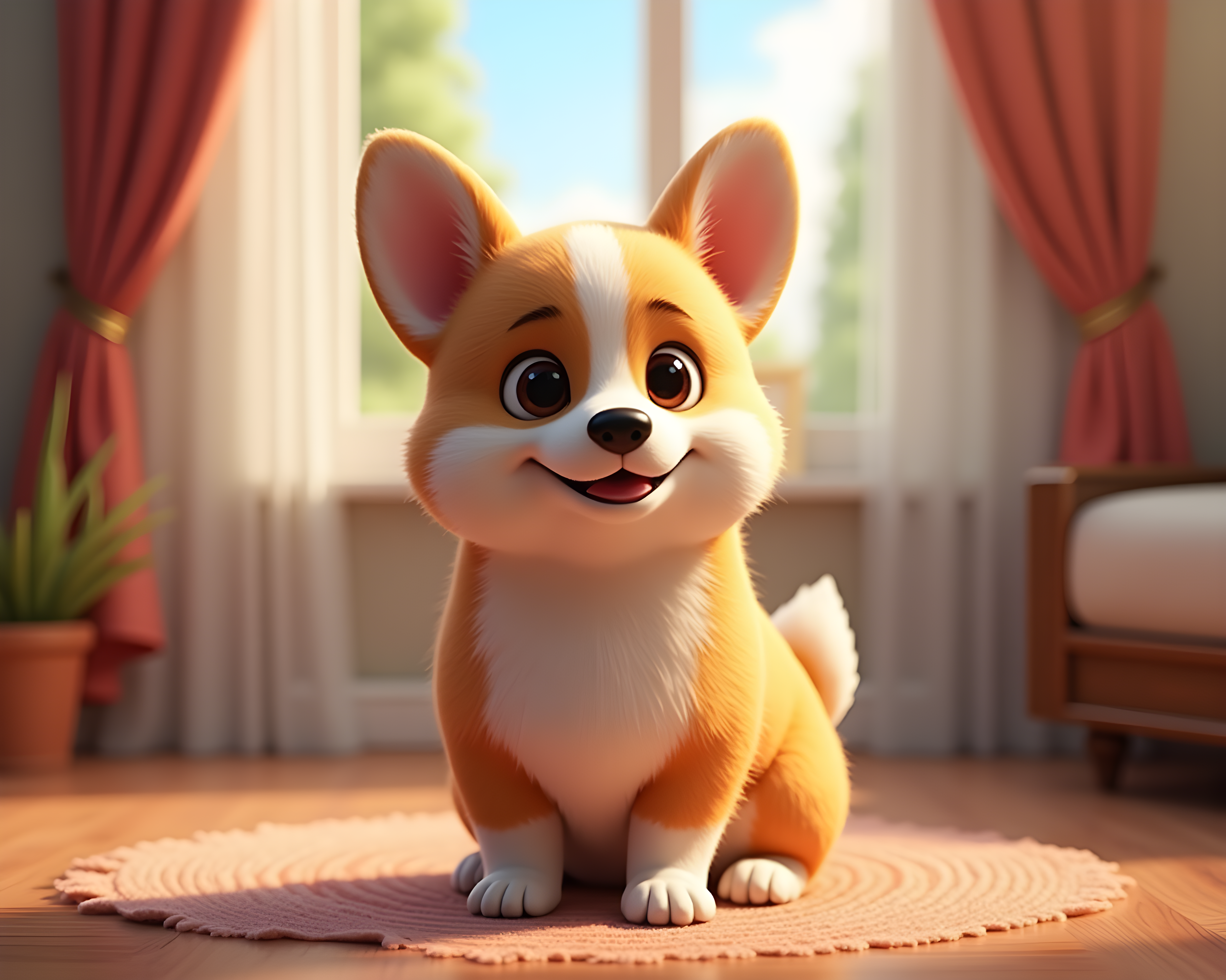 Royal Corgi — 3D Render (Cute)