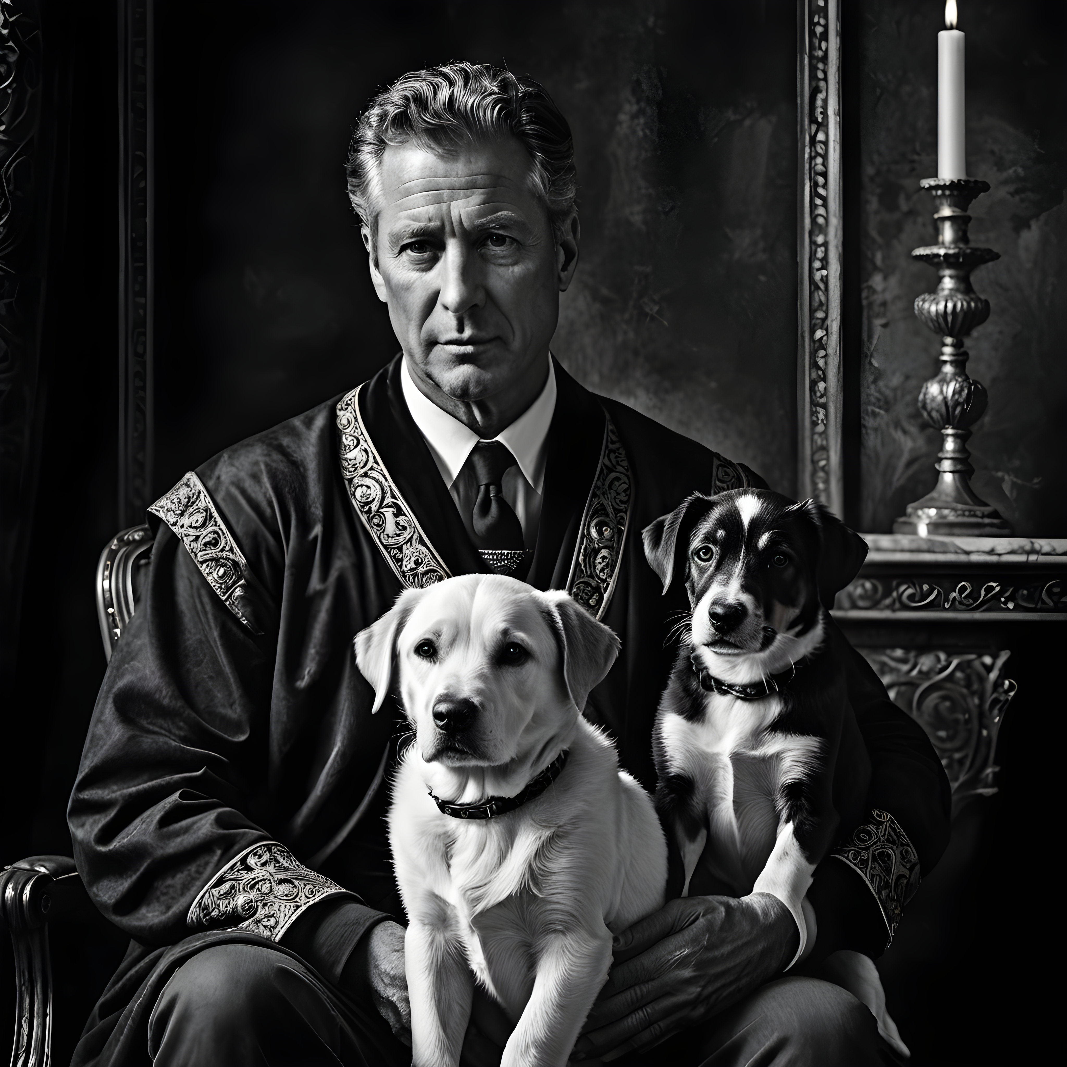 Royal Shepherd — Black & White (Luxury)
