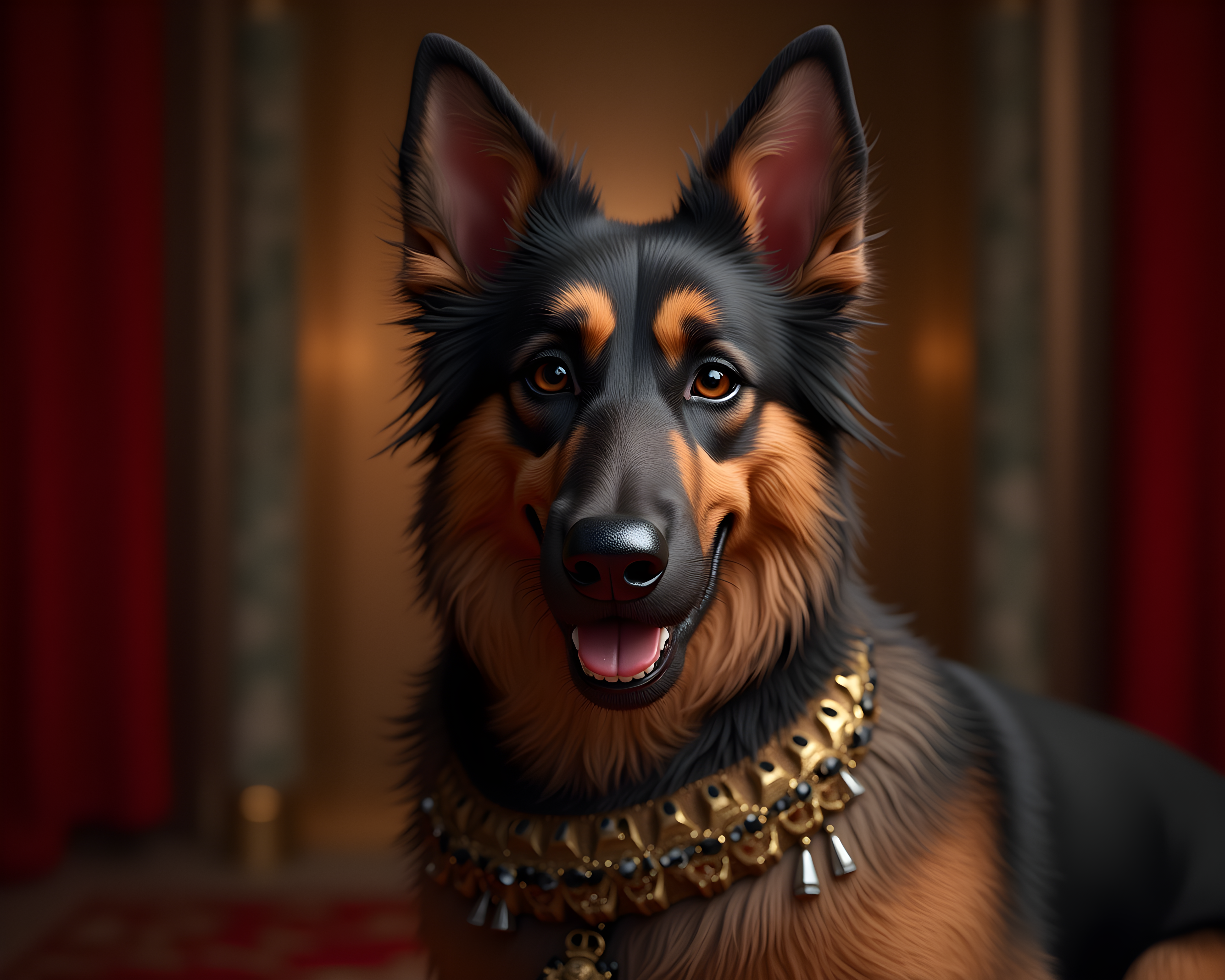 Royal Shepherd — 3D Render (Luxury)