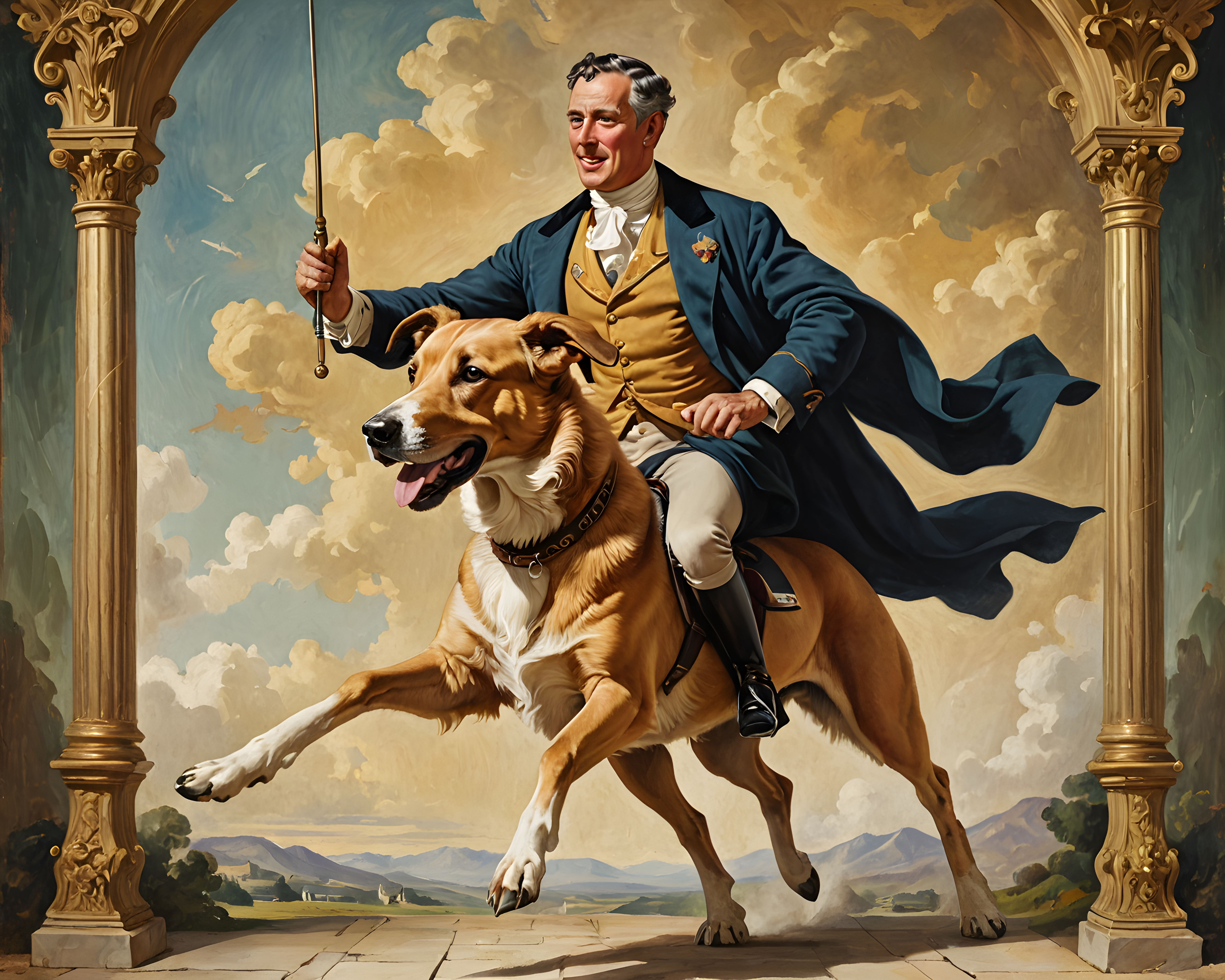 Royal Shepherd — Vintage Poster (Luxury)