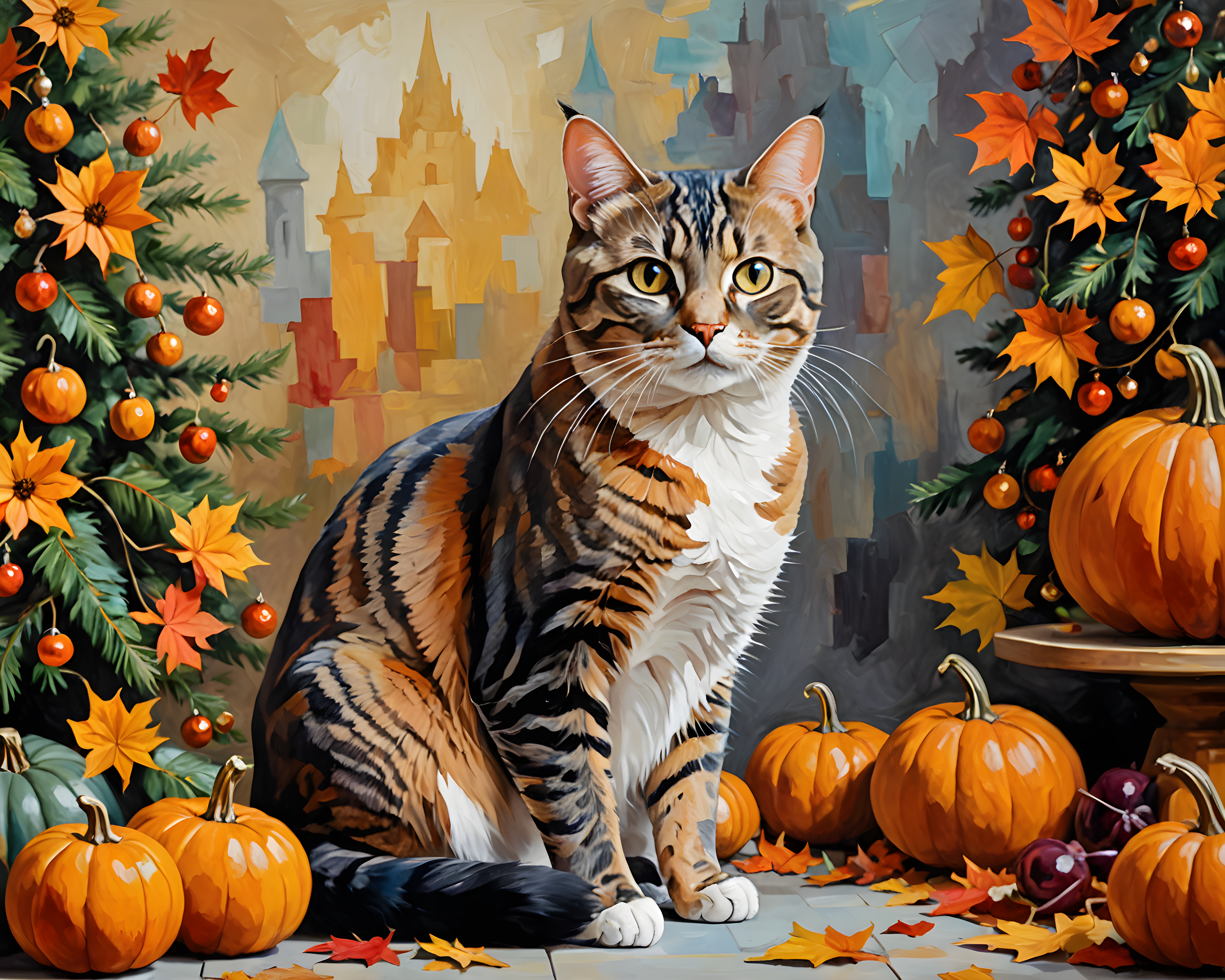 Velvet Cat — Abstract (Seasonal)