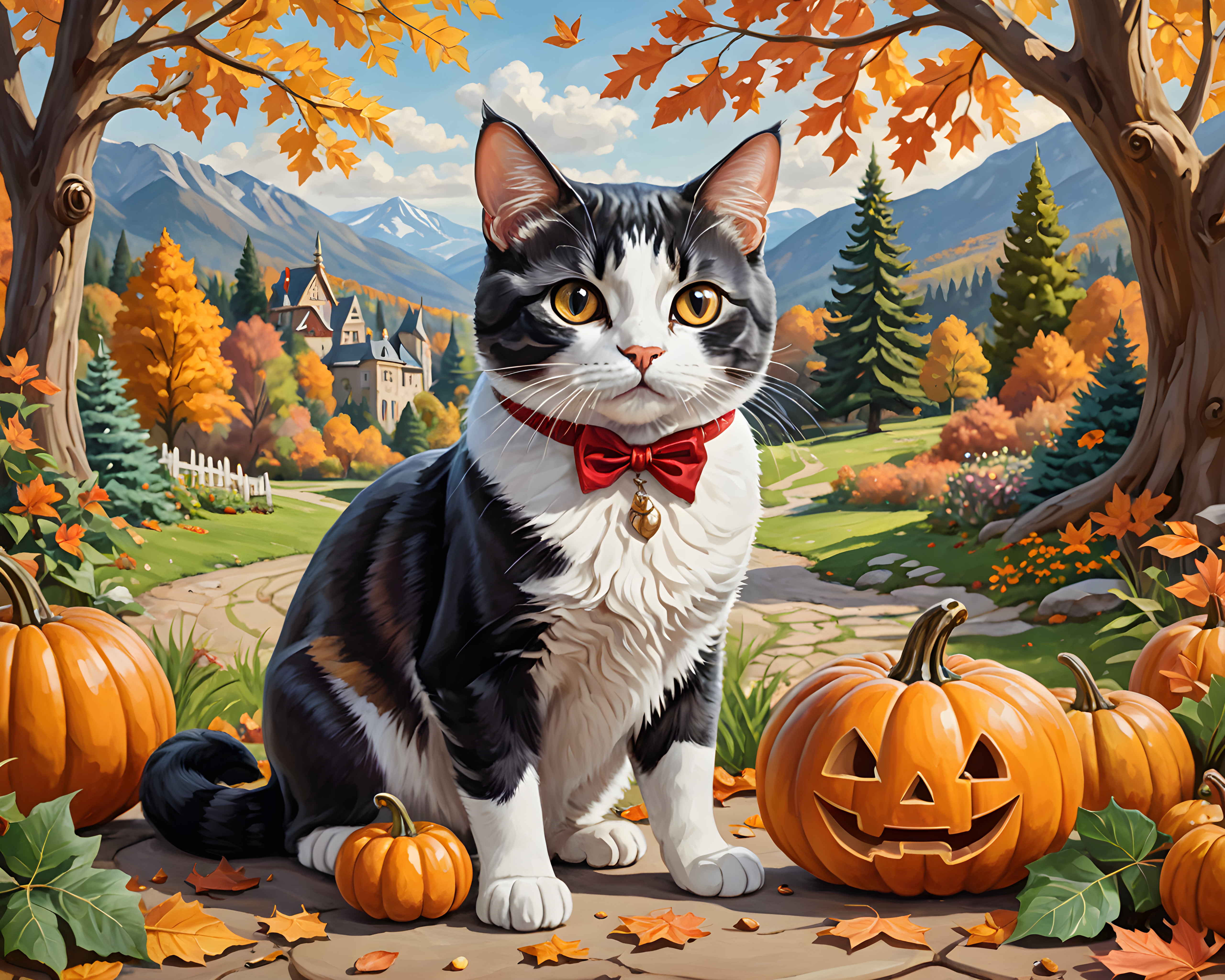 Velvet Cat — Cartoon / Kawaii (Seasonal)