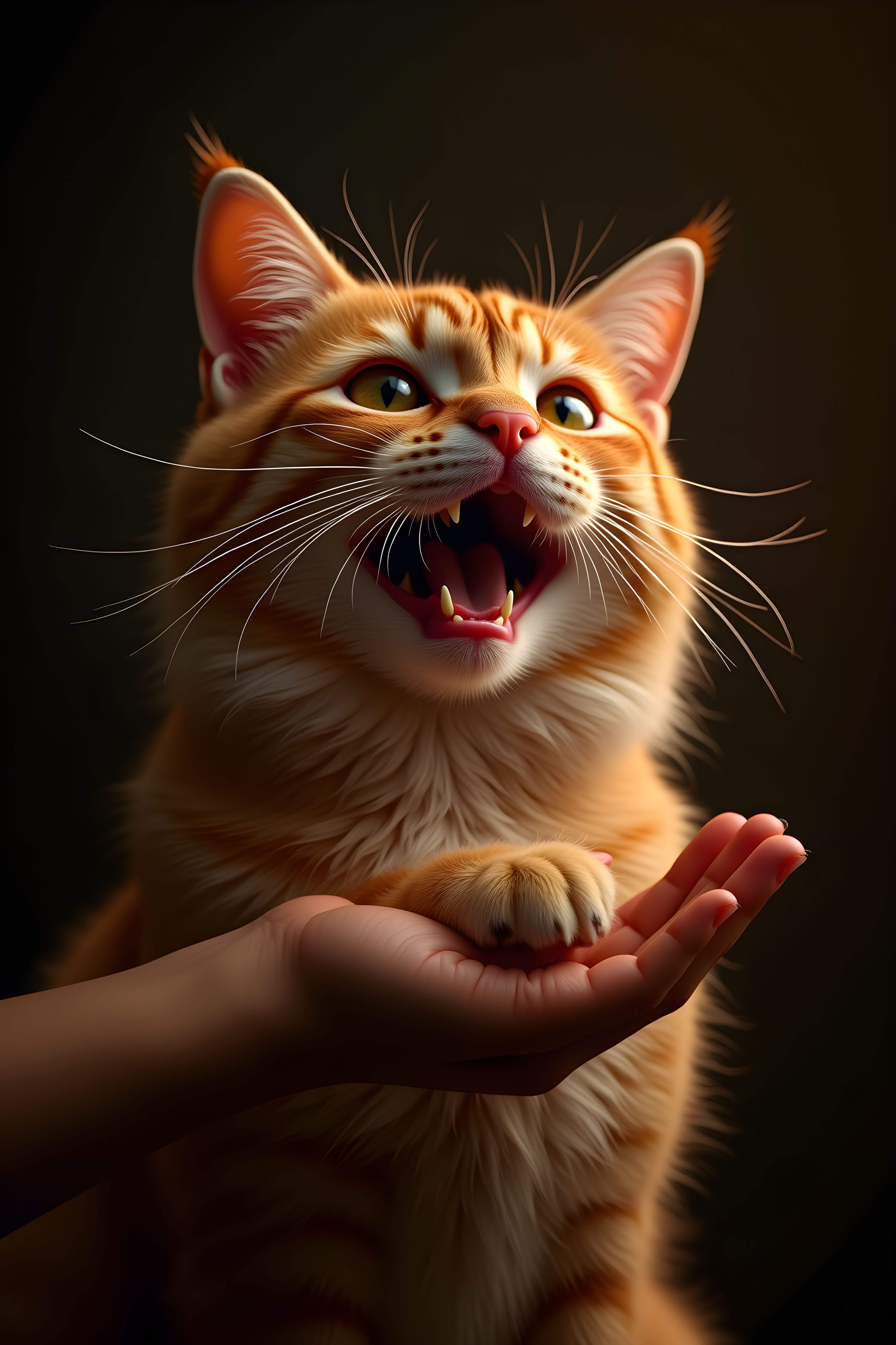 Velvet Cat — Hyper-Realistic (Happy)