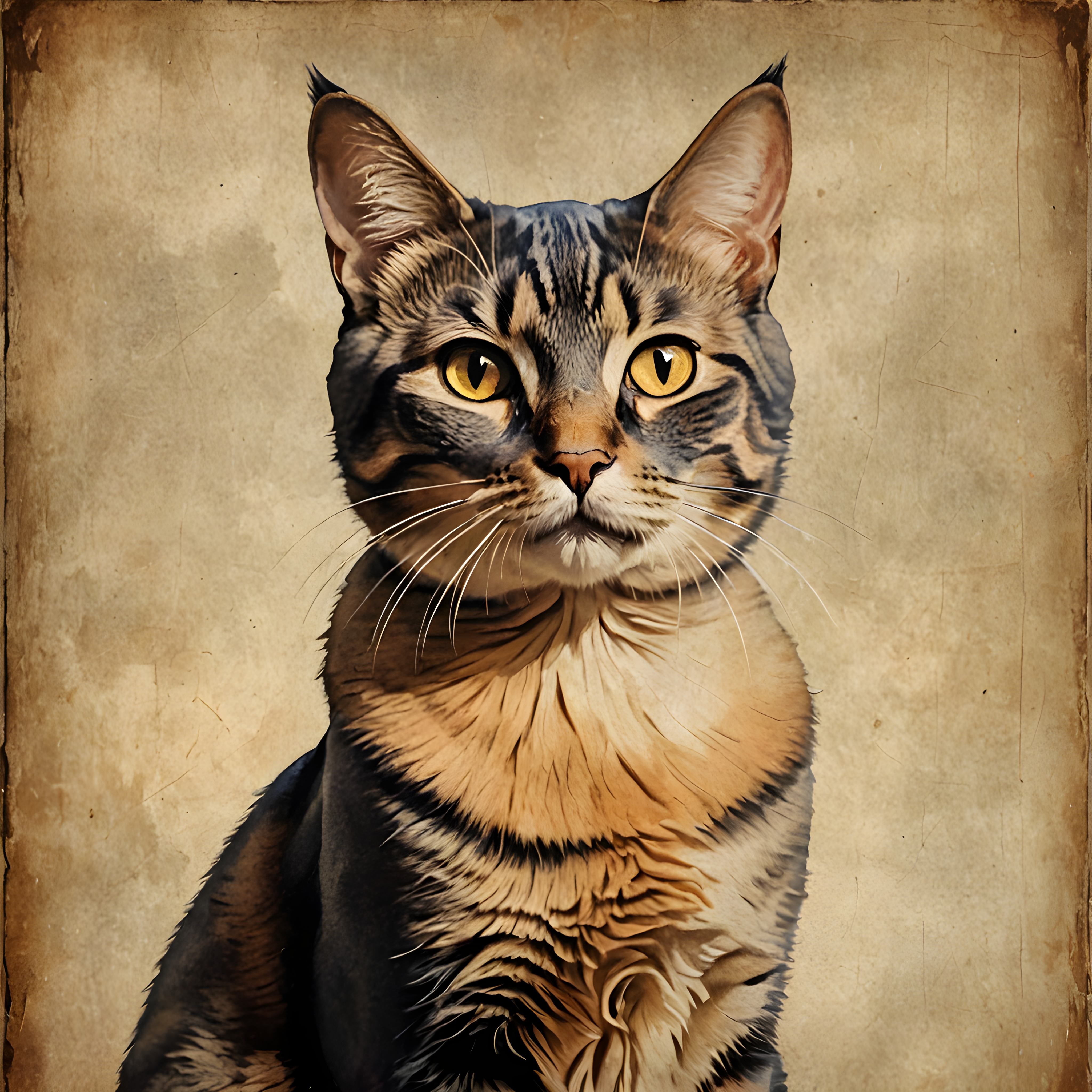 Velvet Cat — Vintage Poster (Emotional)