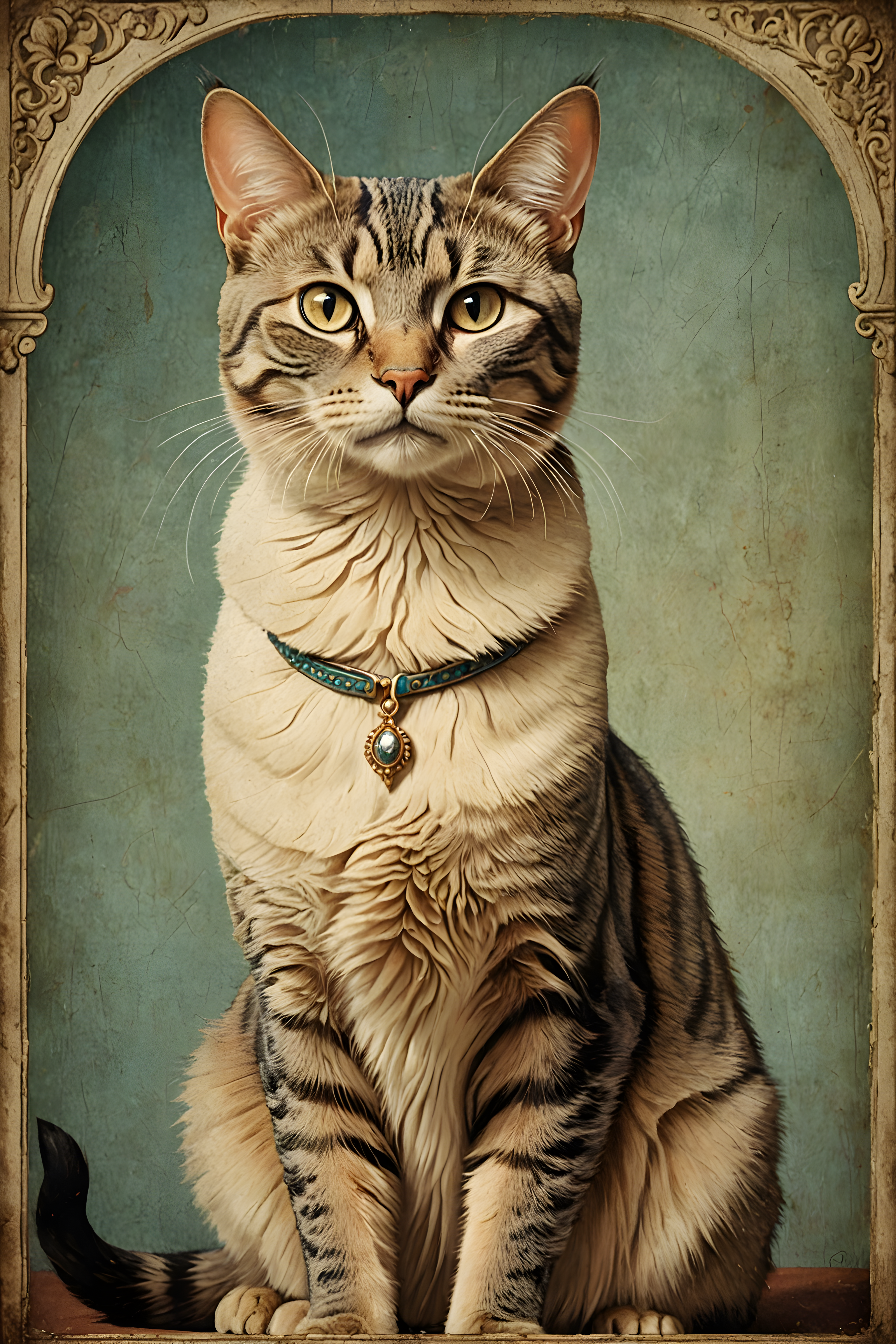 Velvet Cat — Vintage Poster (Fantasy)