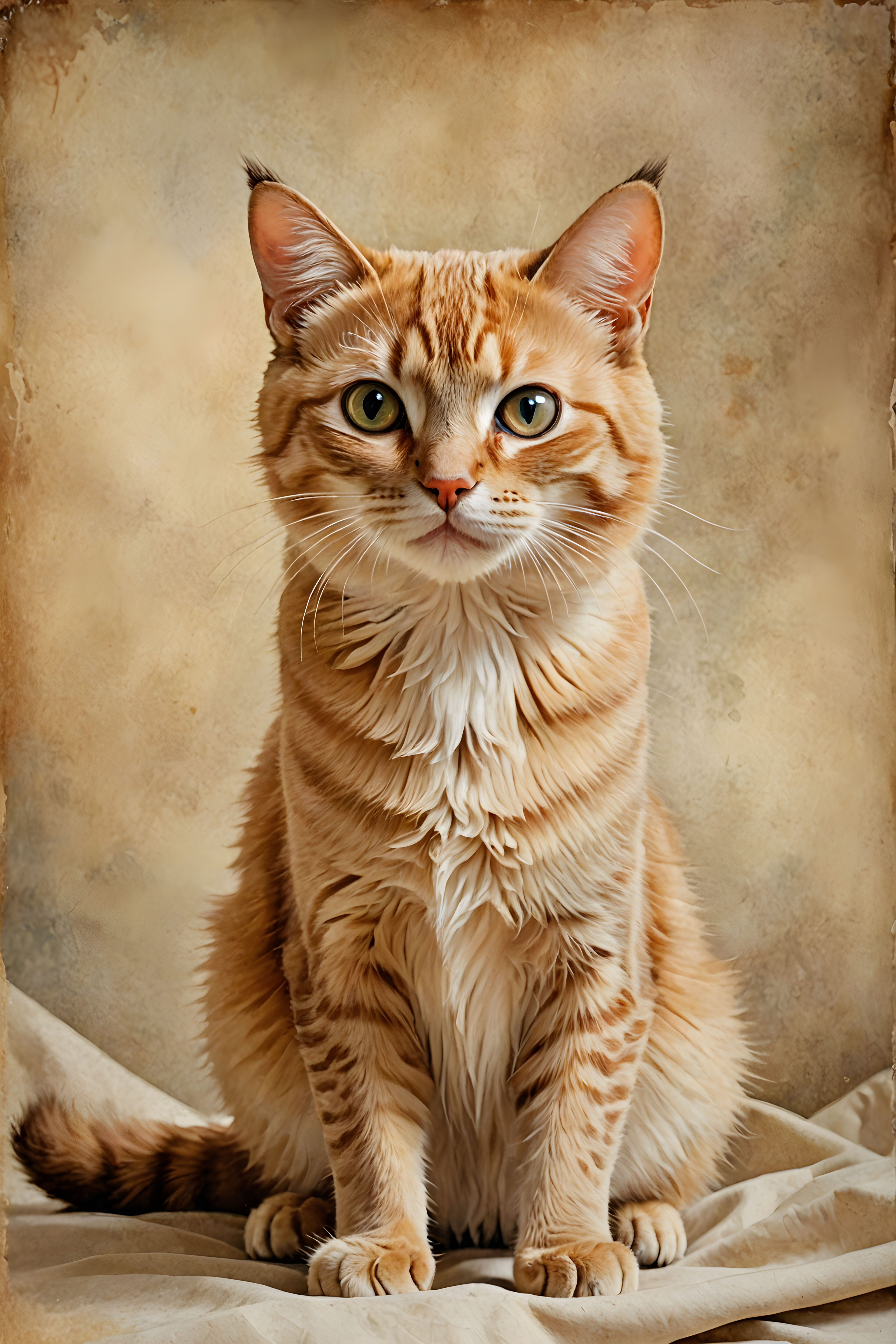 Velvet Cat — Watercolor (Playful)