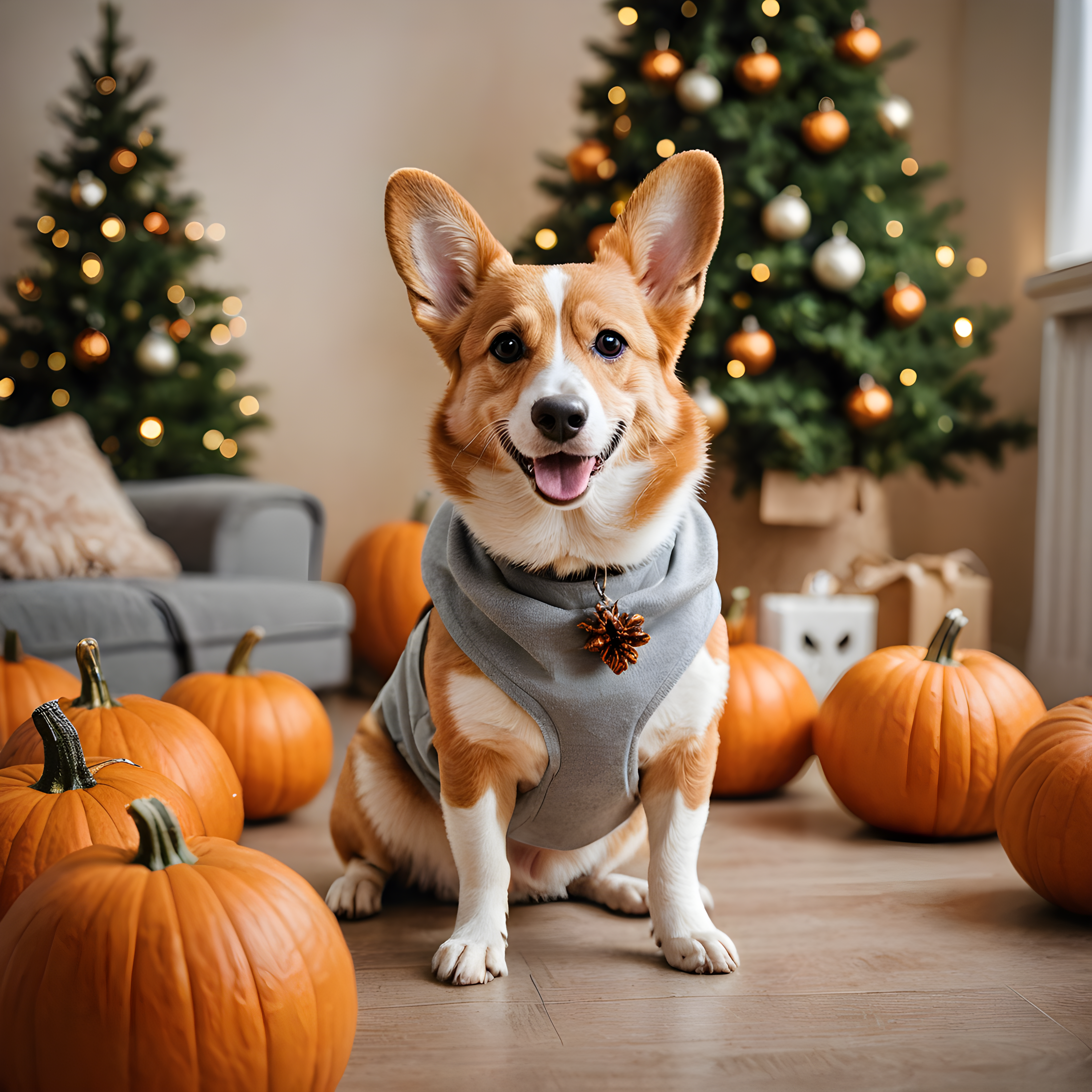 Basketball Corgi — Modern Aesthetic (Seasonal)