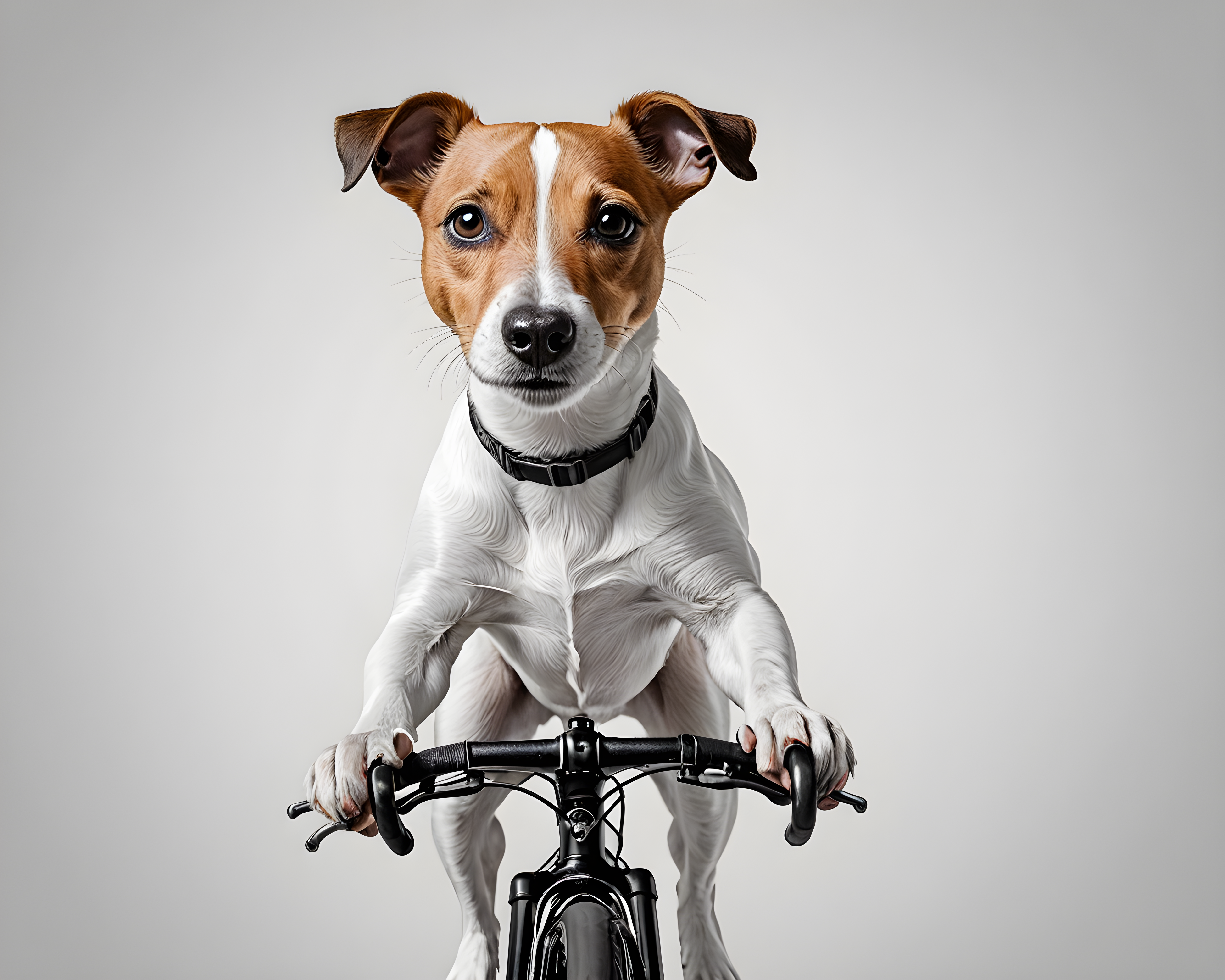 Cycling Jack Russell — Minimalist Line Art (Savage)
