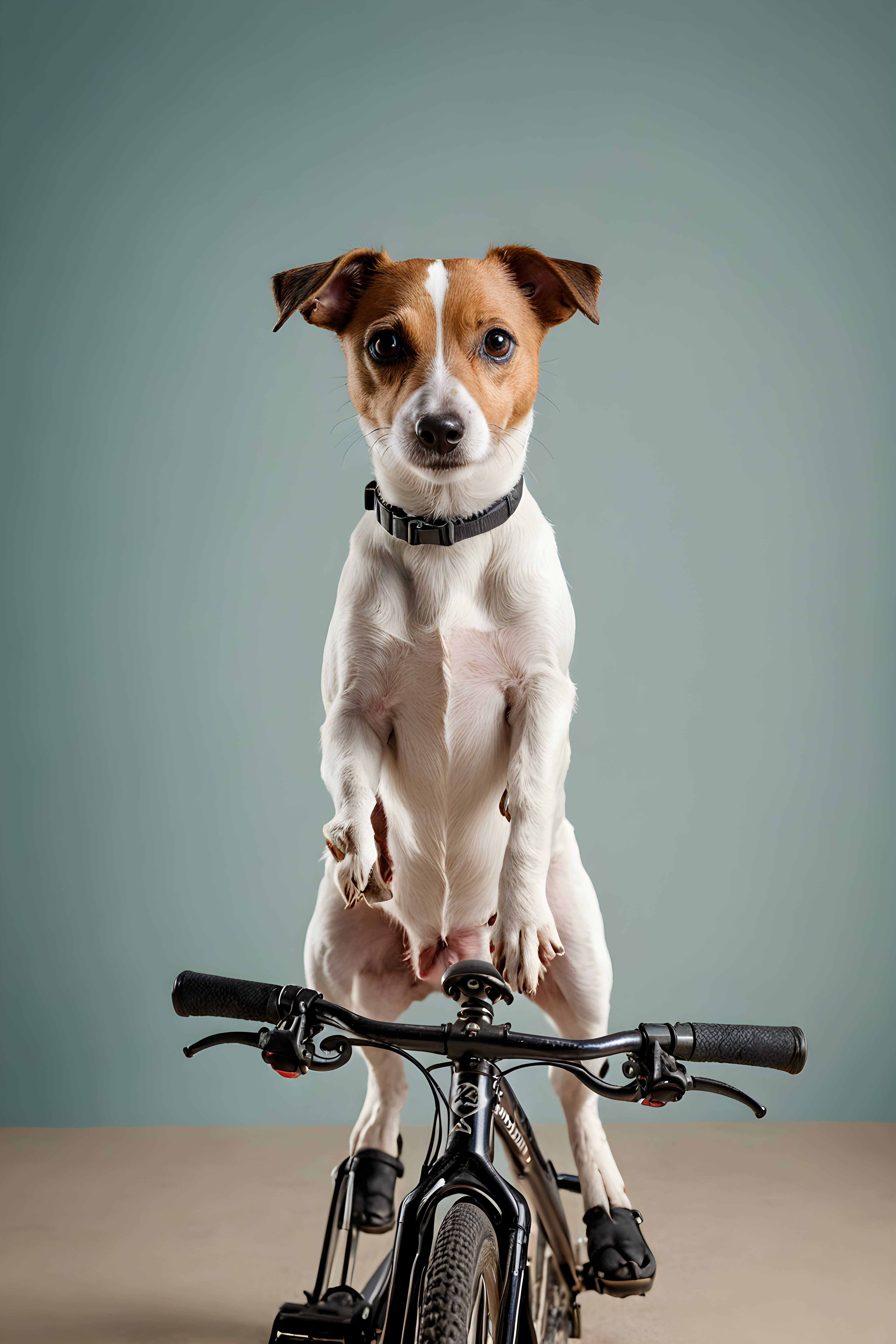 Cycling Jack Russell — Modern Aesthetic (Emotional)
