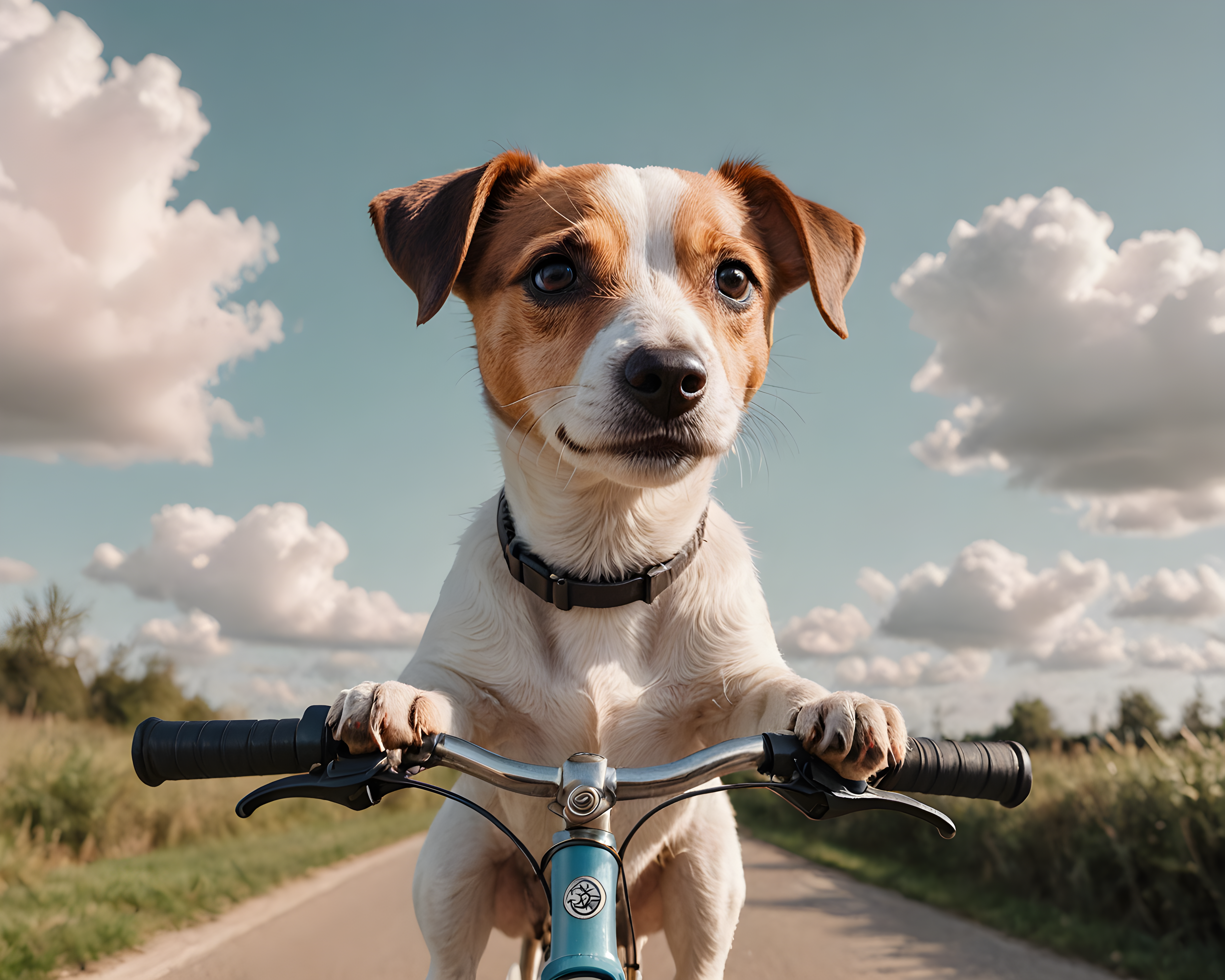 Cycling Jack Russell — Nursery (Aesthetic)