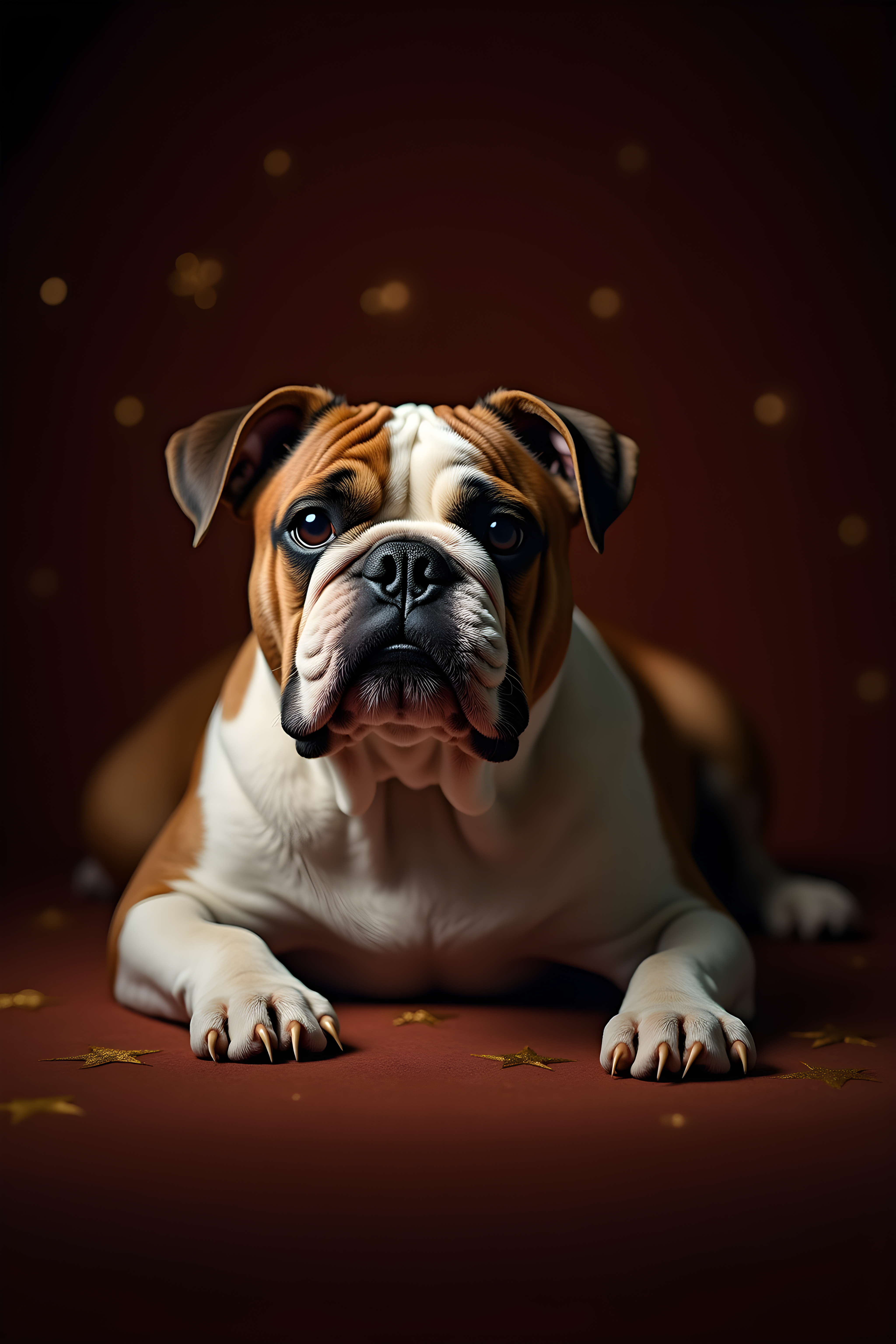 Football Bulldog — Luxury (Emotional)