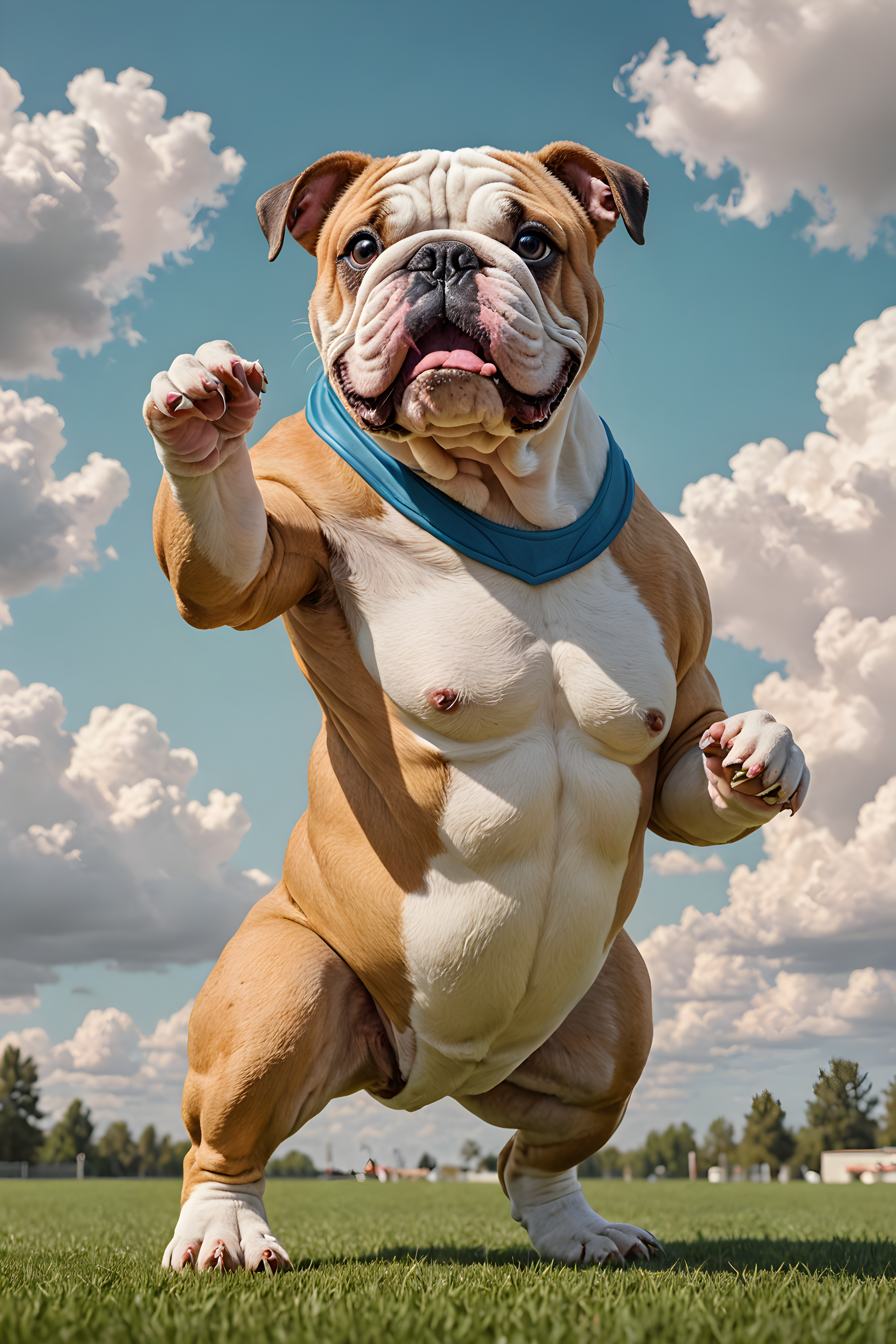 Football Bulldog — Nursery (Savage)