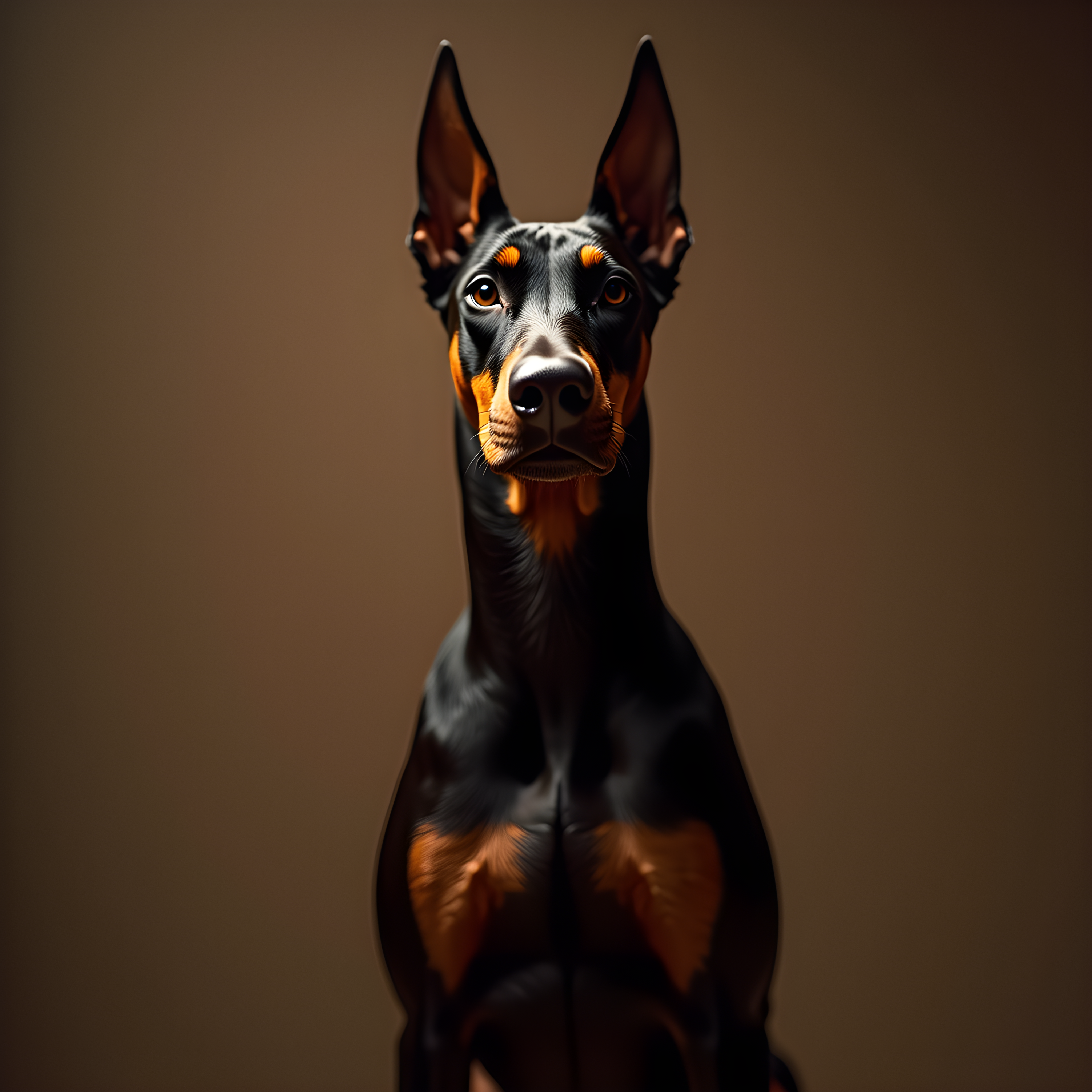 Gym Doberman — Hyper-Realistic (Romantic)
