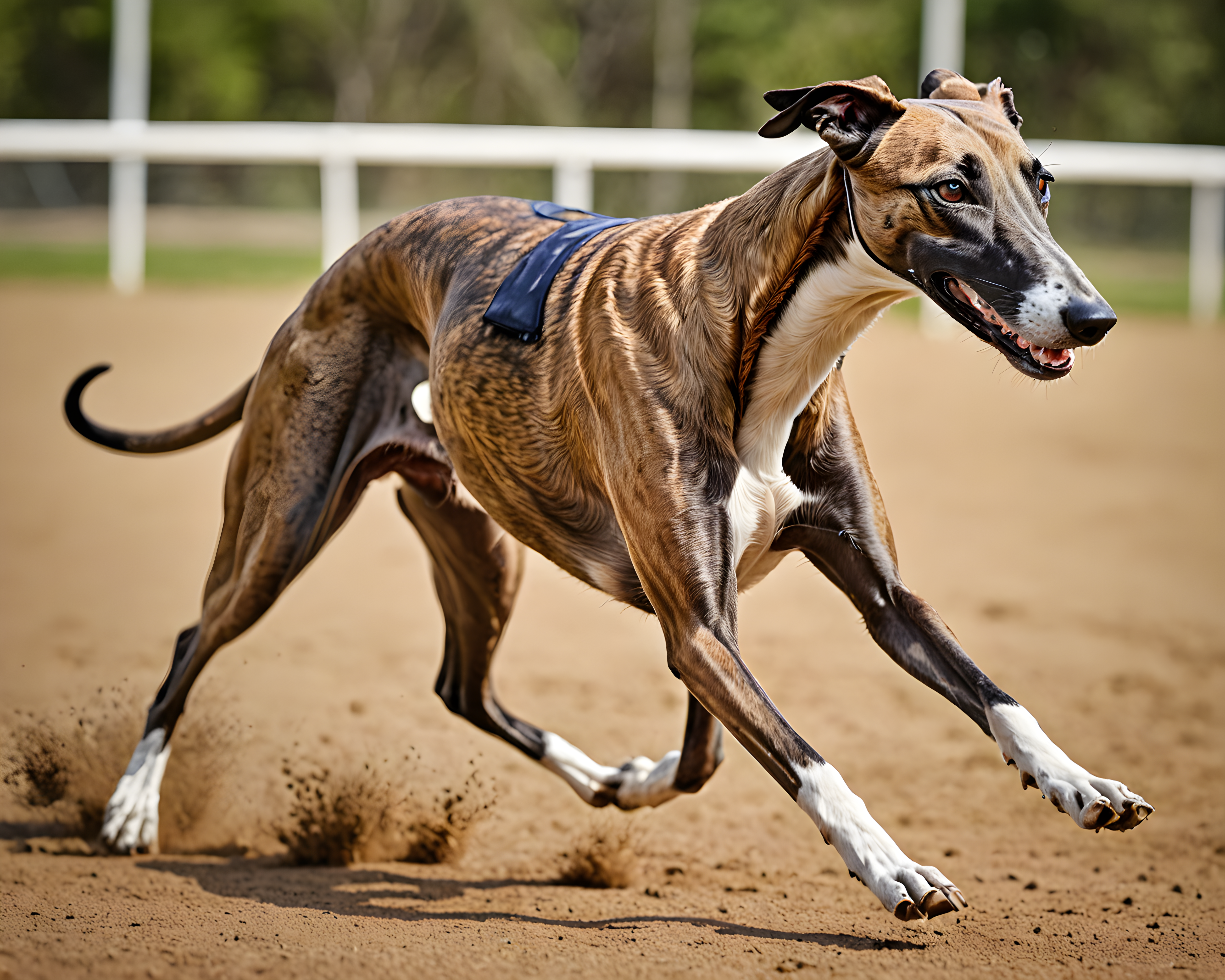 Racing Greyhound — Line Art (Energetic)