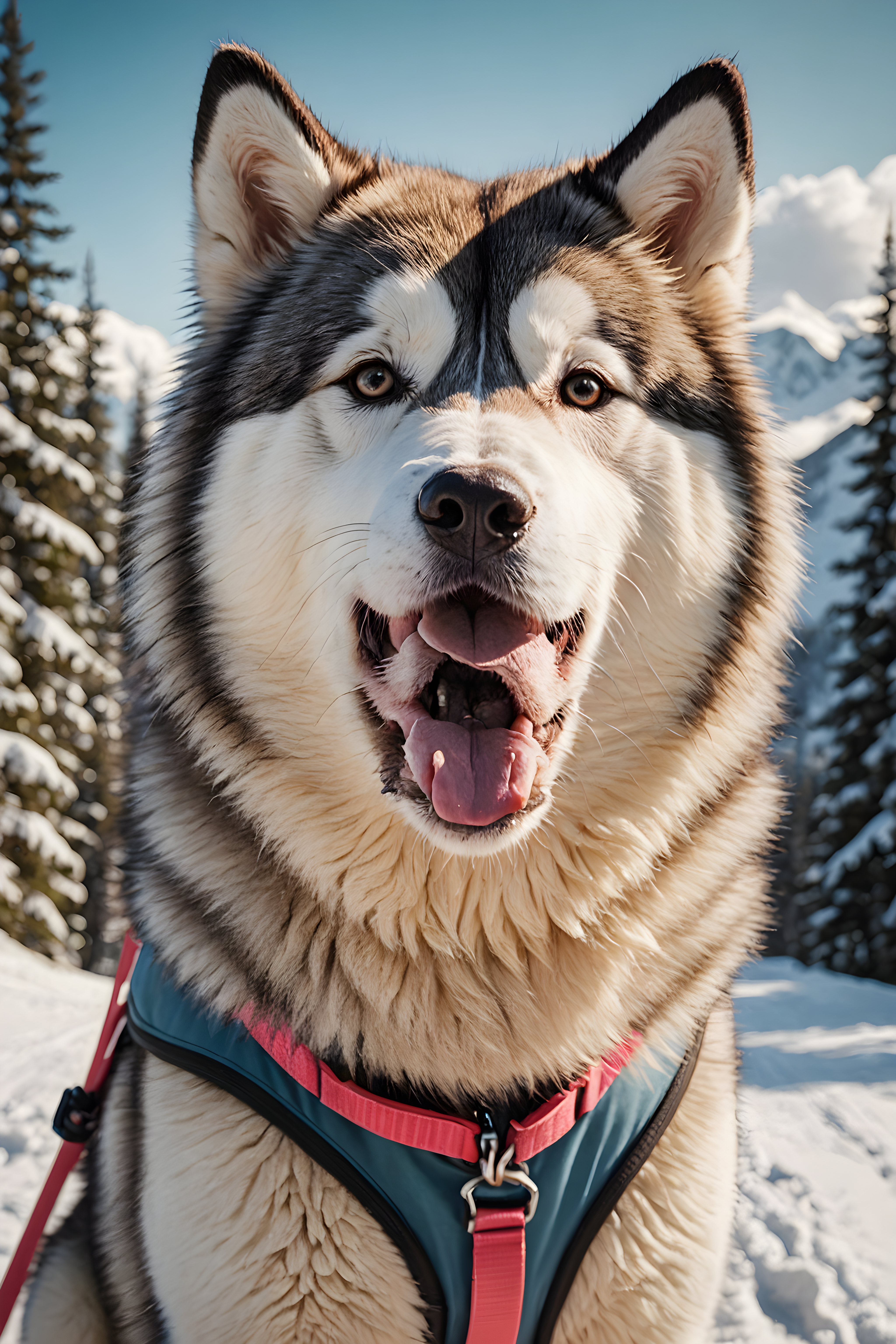 Ski Malamute — Cartoon / Kawaii (Fantasy)