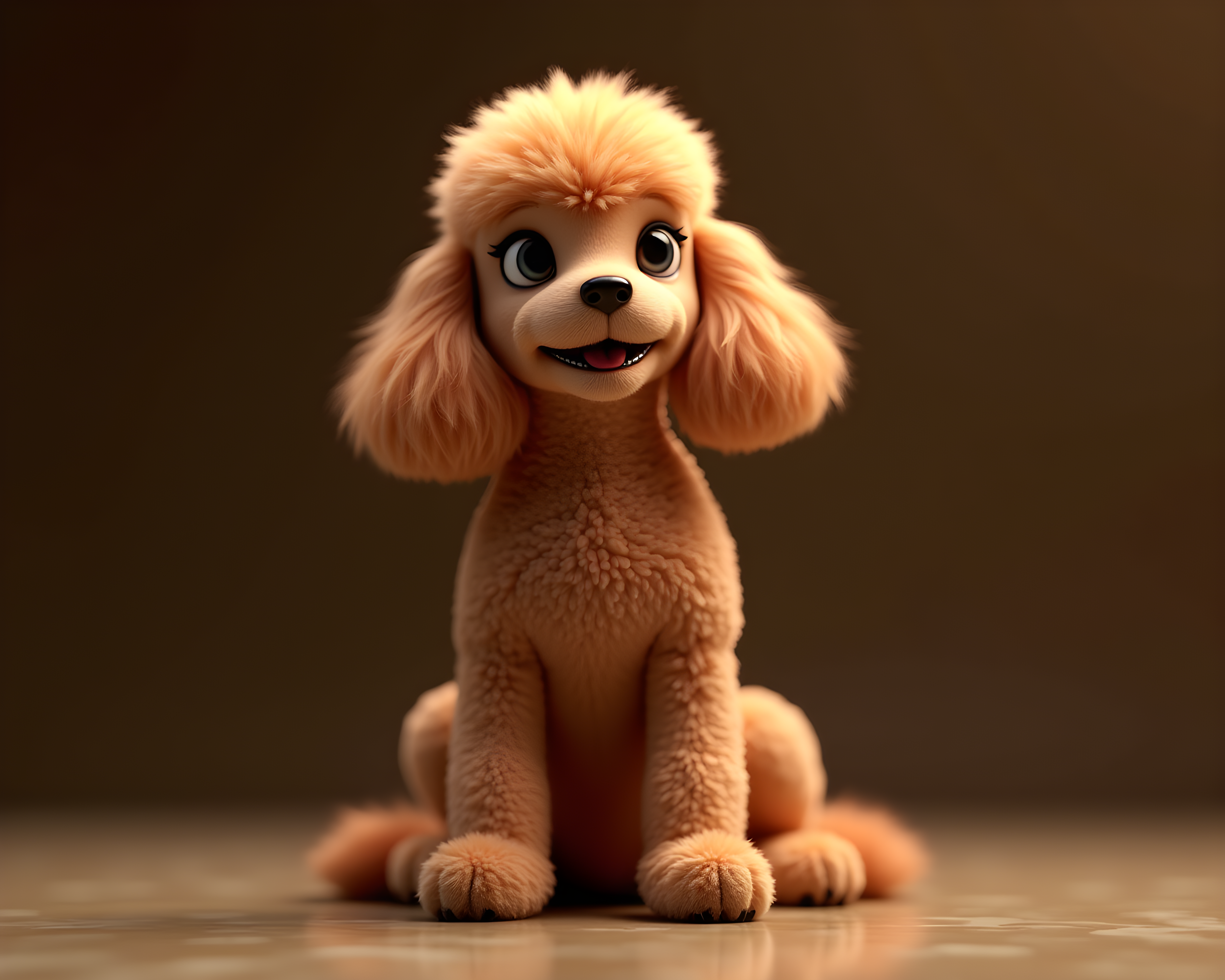Tennis Poodle — 3D Render (Luxury)